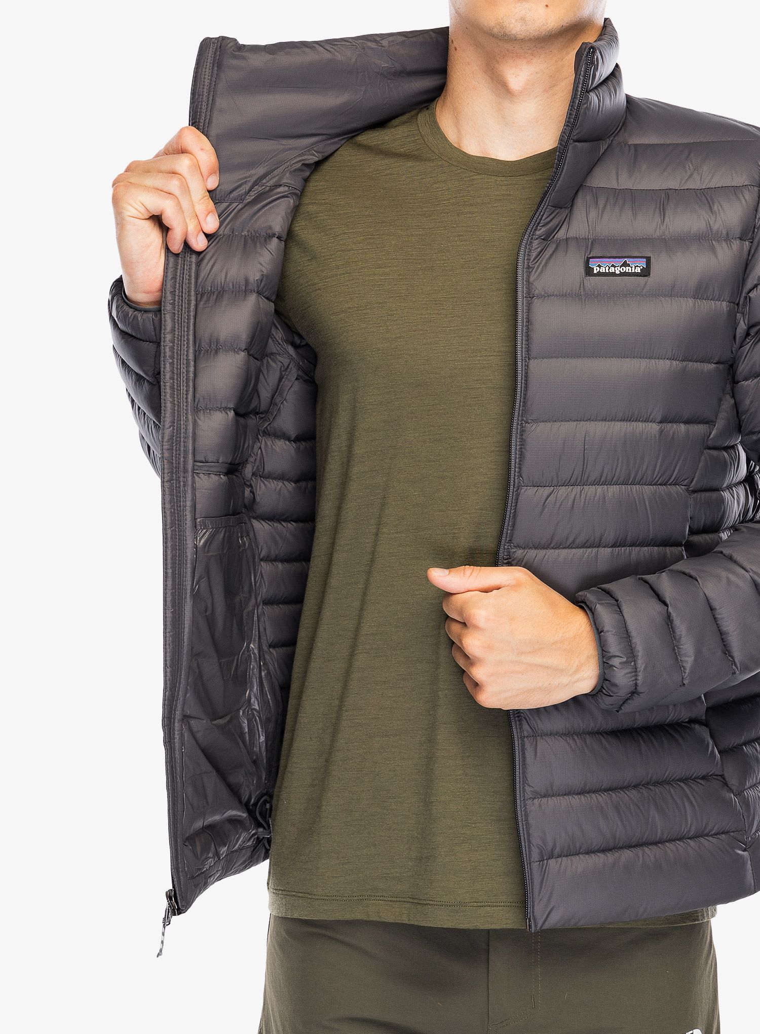 Pernata jakna Patagonia Down Sweater - forge grey/forge grey