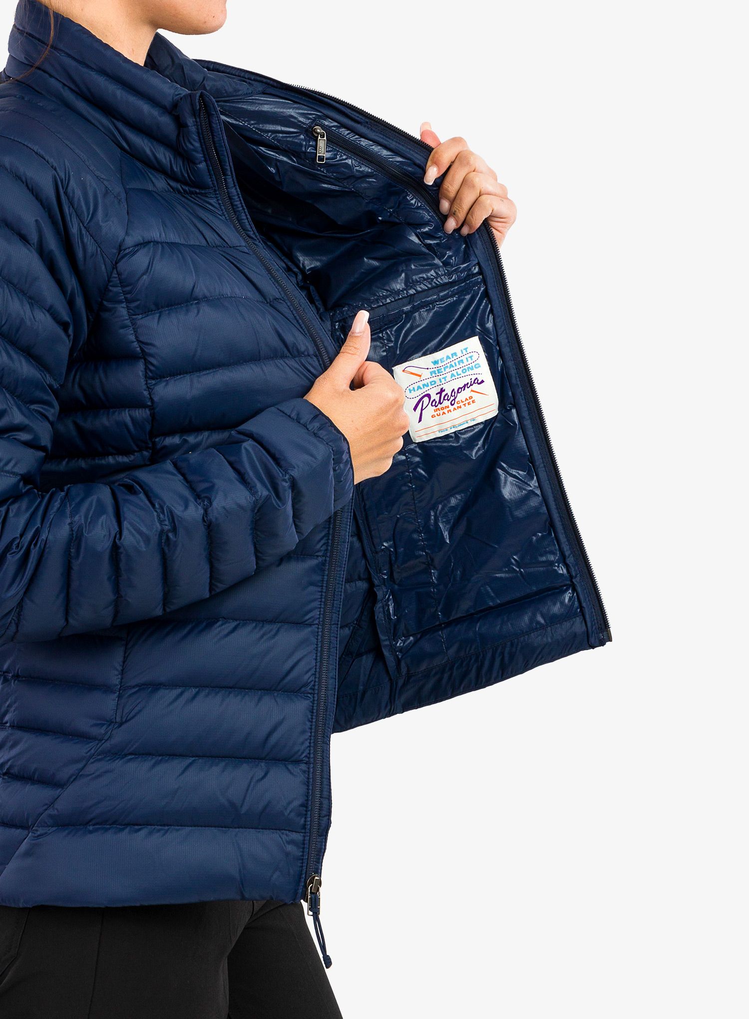 Ženska perjana jakna Patagonia Down Sweater - new navy
