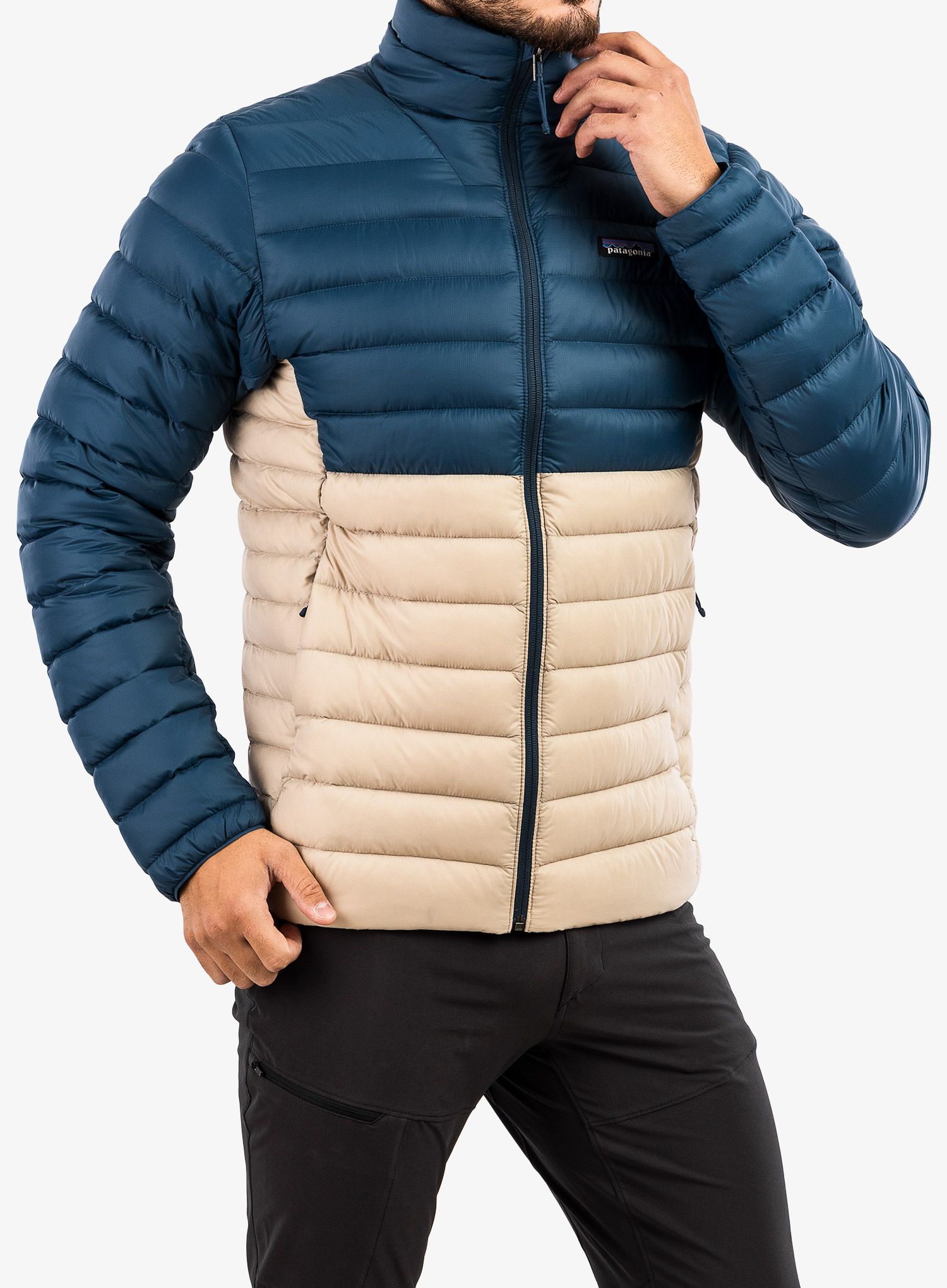 Pernata jakna Patagonia Down Sweater - oar tan