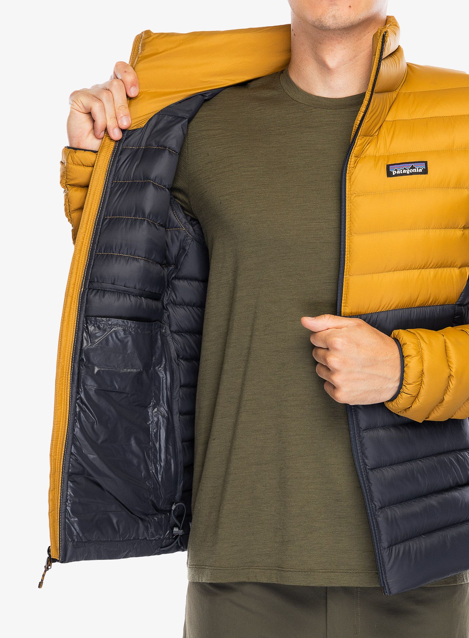 Pernata jakna Patagonia Down Sweater - raptor brown