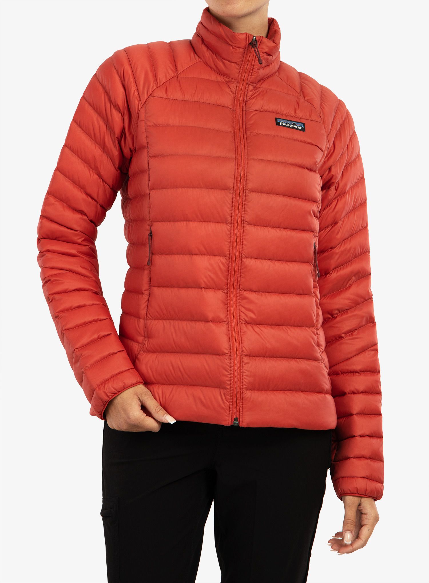 Ženska perjana jakna Patagonia Down Sweater - sumac red