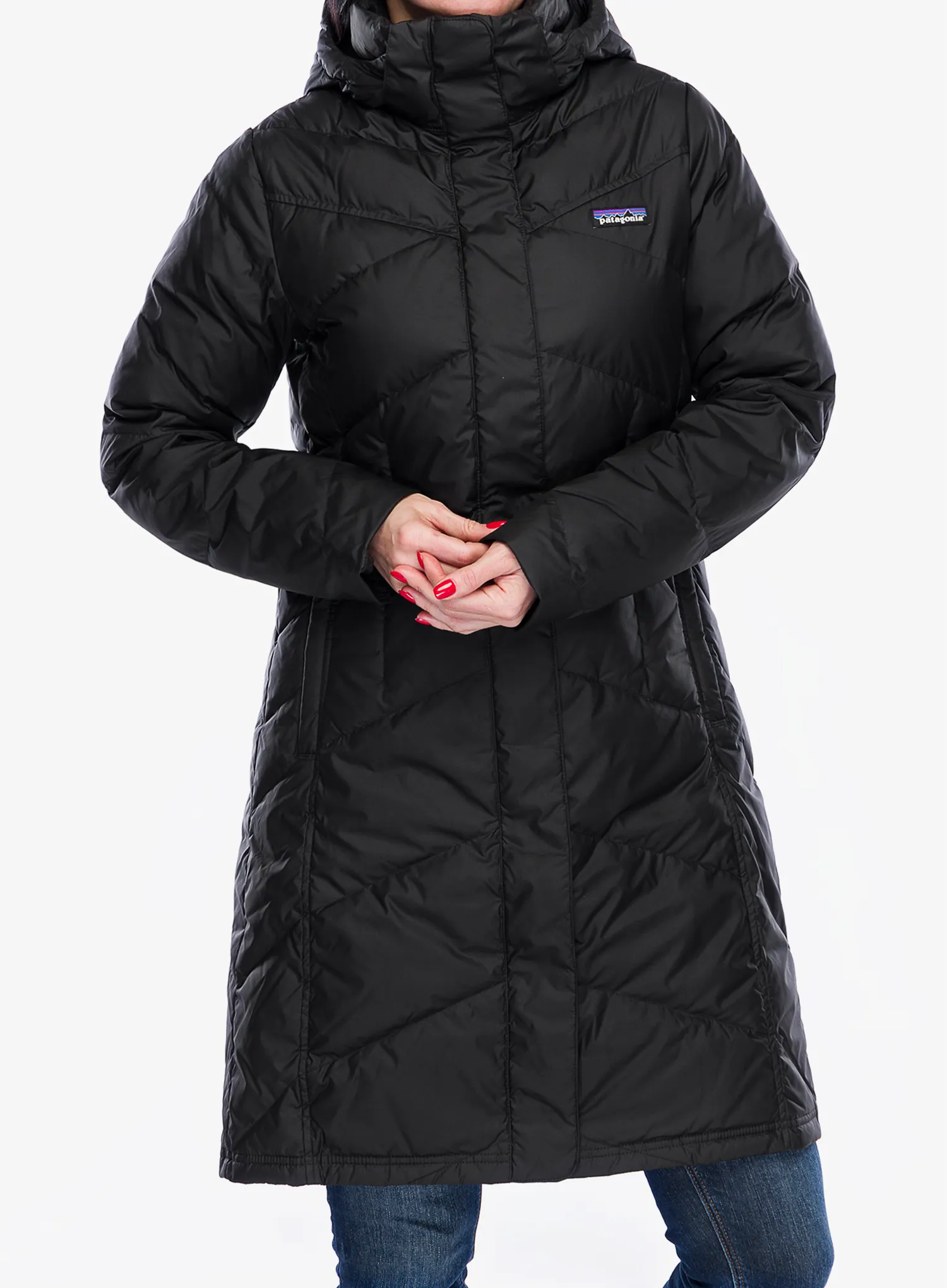 Ženski perjani kaput Patagonia Down With It Parka - black