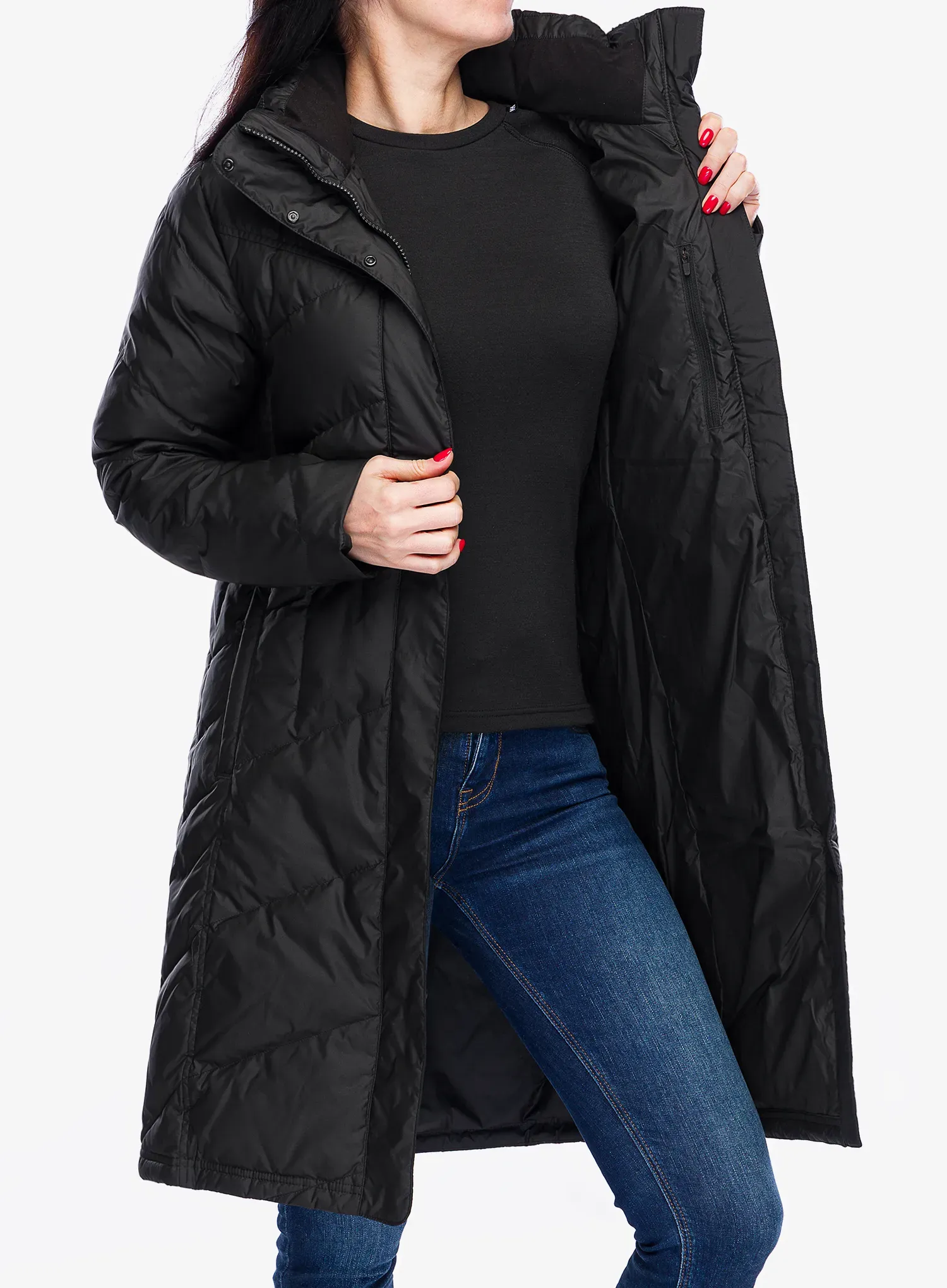 Ženski perjani kaput Patagonia Down With It Parka - black