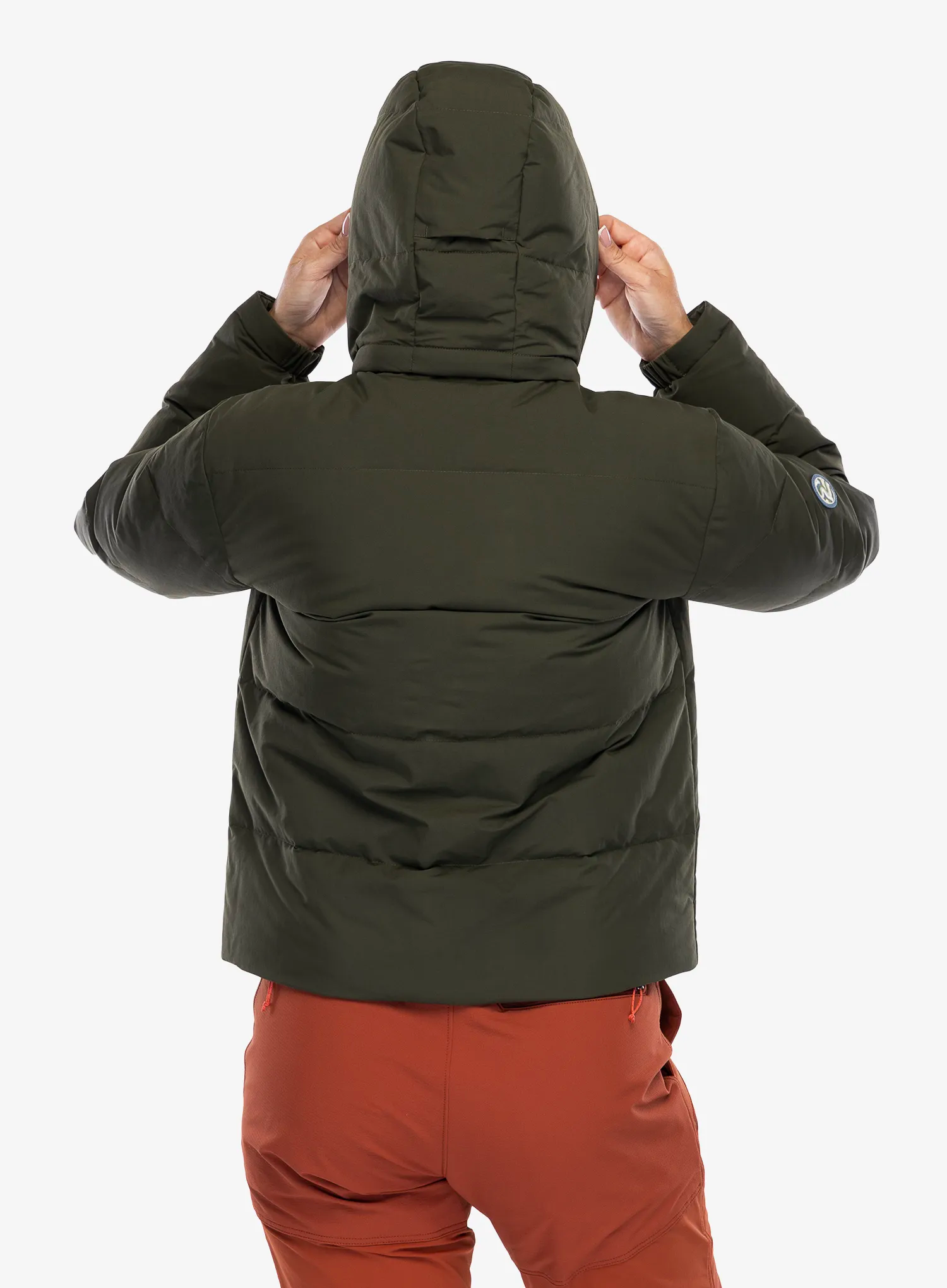 Ženska perjana jakna Patagonia Downdrift Jacket - pine needle green
