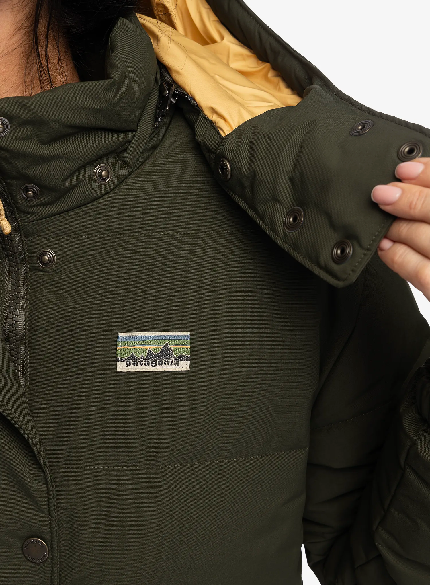 Ženska perjana jakna Patagonia Downdrift Jacket - pine needle green