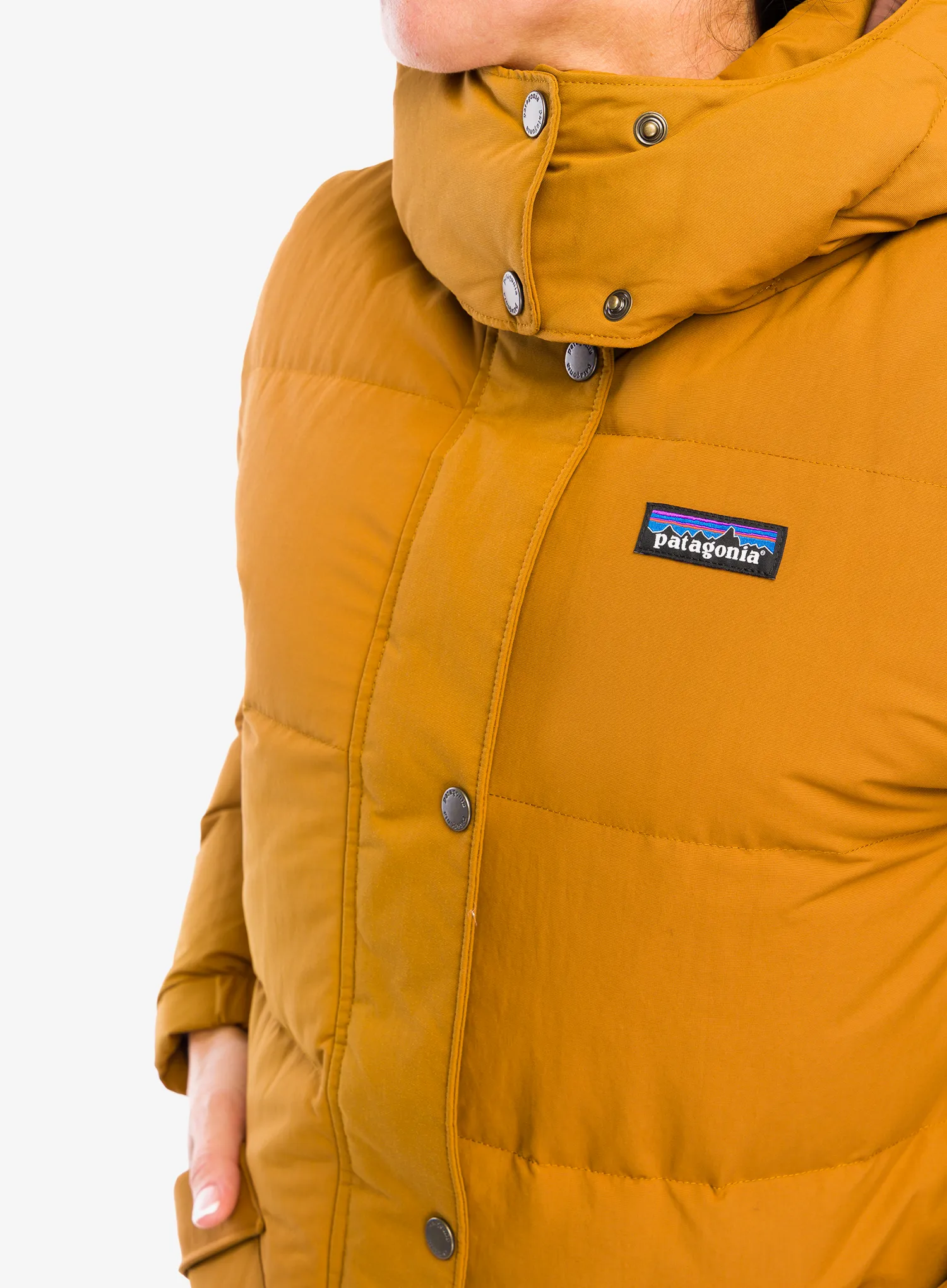 Perjani kaput Patagonia Downdrift Parka - shelter brown