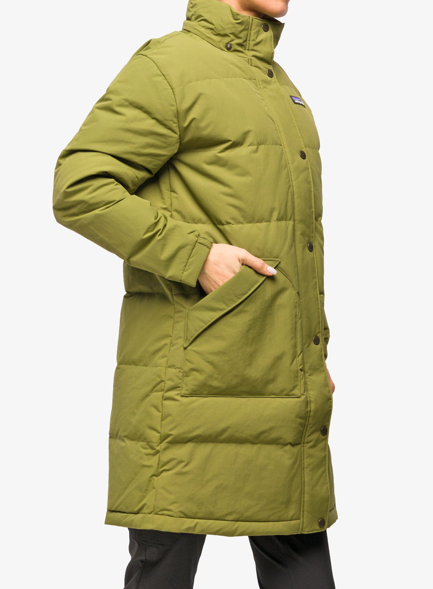 Ženski perjani kaput Patagonia Downdrift Parka - wyoming green
