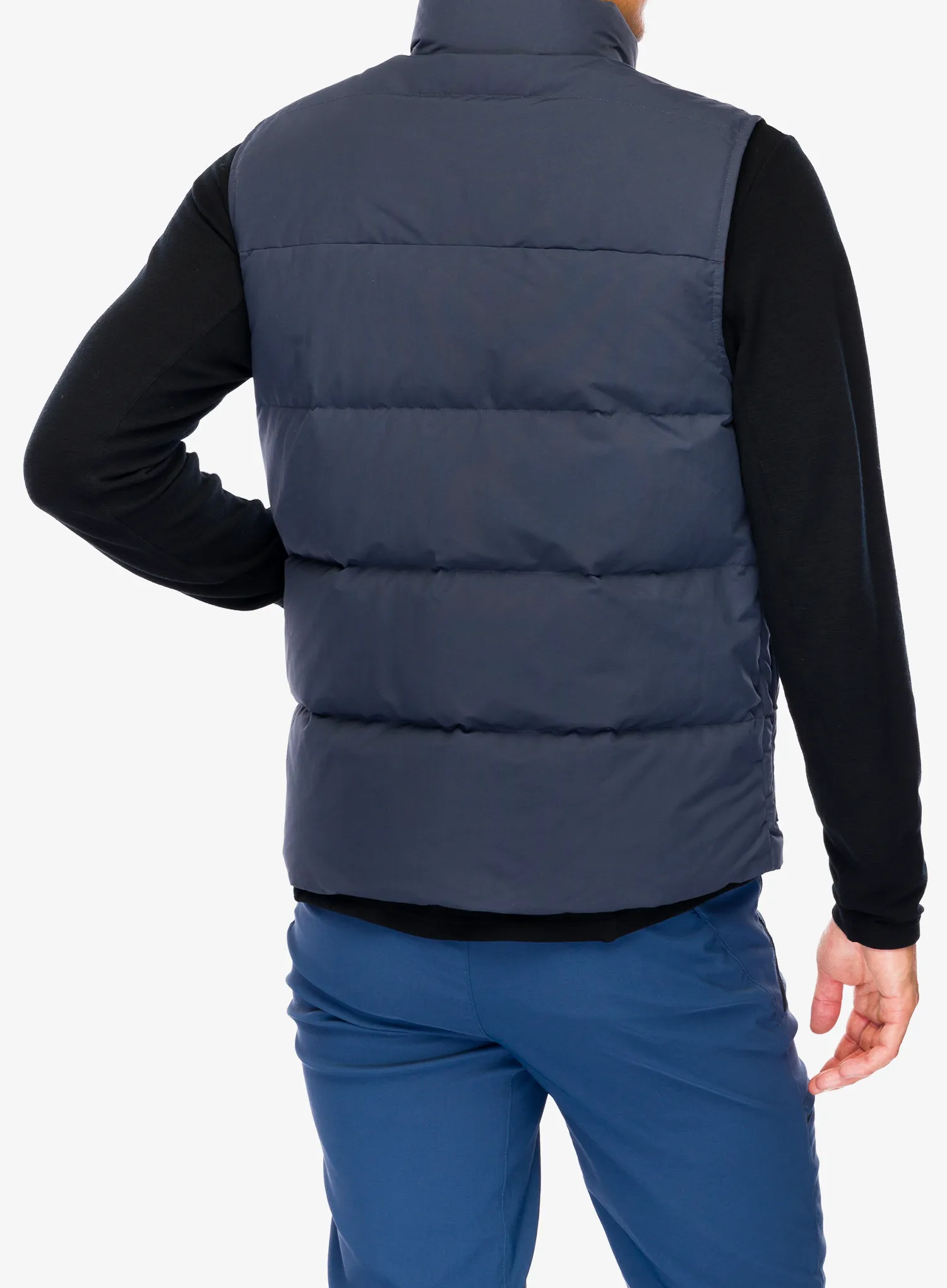 Perjani prsluk Patagonia Downdrift Vest - smolder blue
