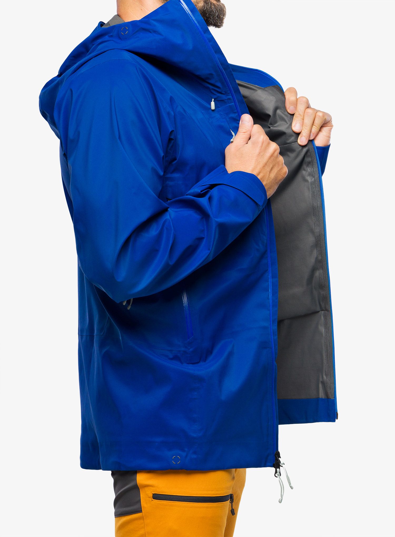 Kišna jakna Patagonia Dual Aspect Jacket - passage blue
