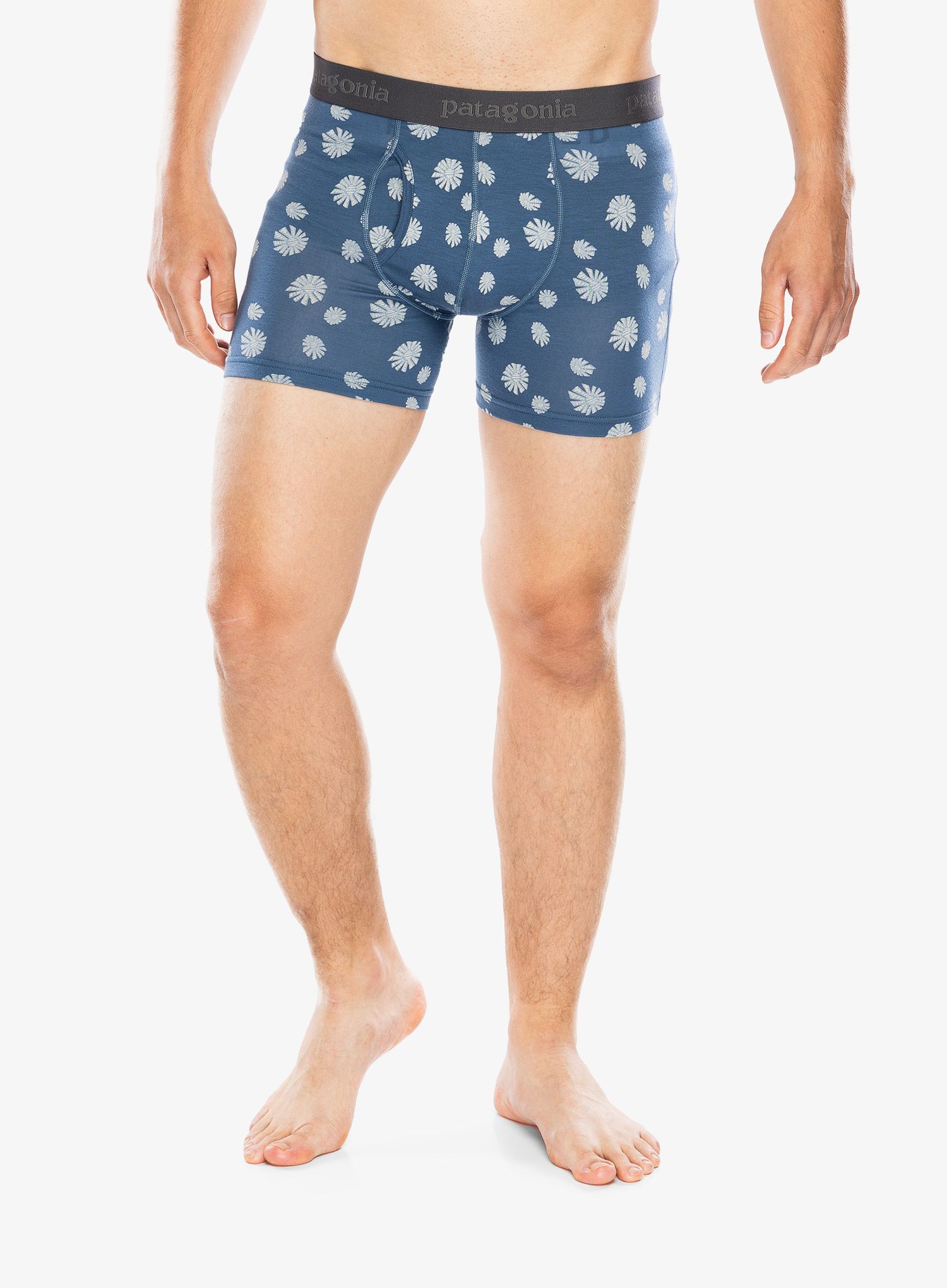 Termoaktivne bokserice Patagonia Essential Boxer Briefs - 3 in - sunny/utilty blue