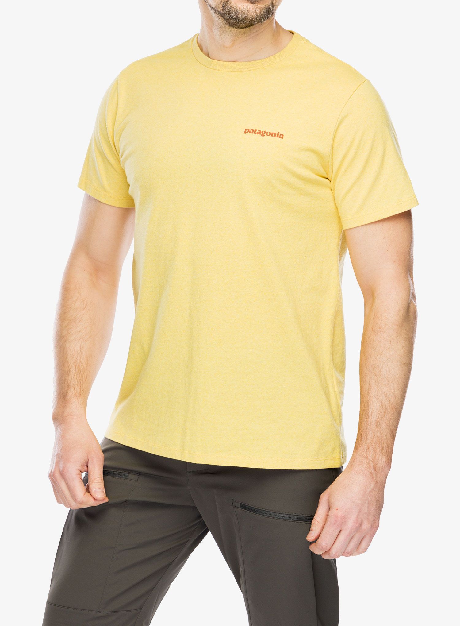Majica Patagonia Fitz Roy Icon Responsibili-Tee - milled yellow