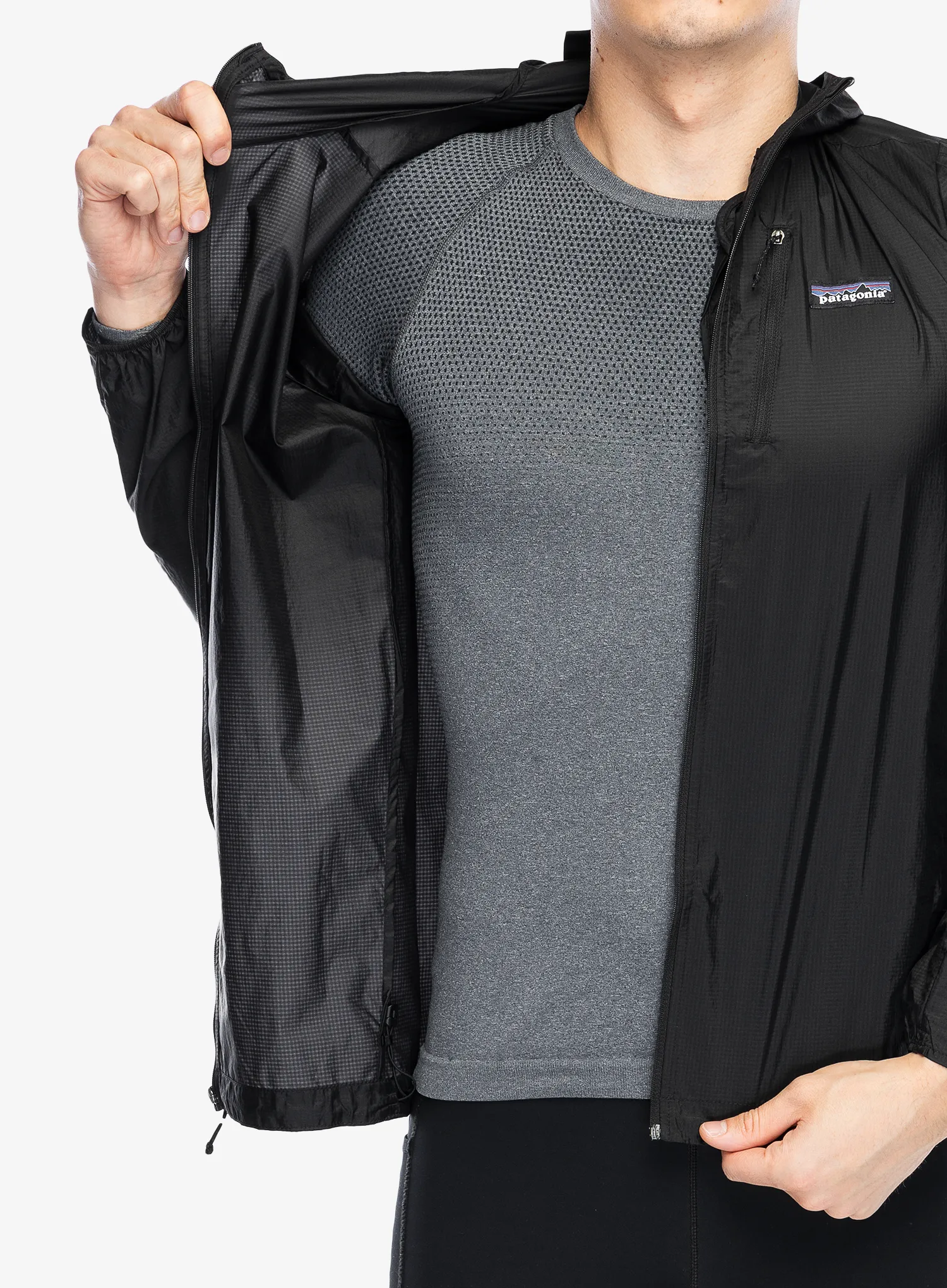 Jakna za trčanje Patagonia Houdini Jacket - black