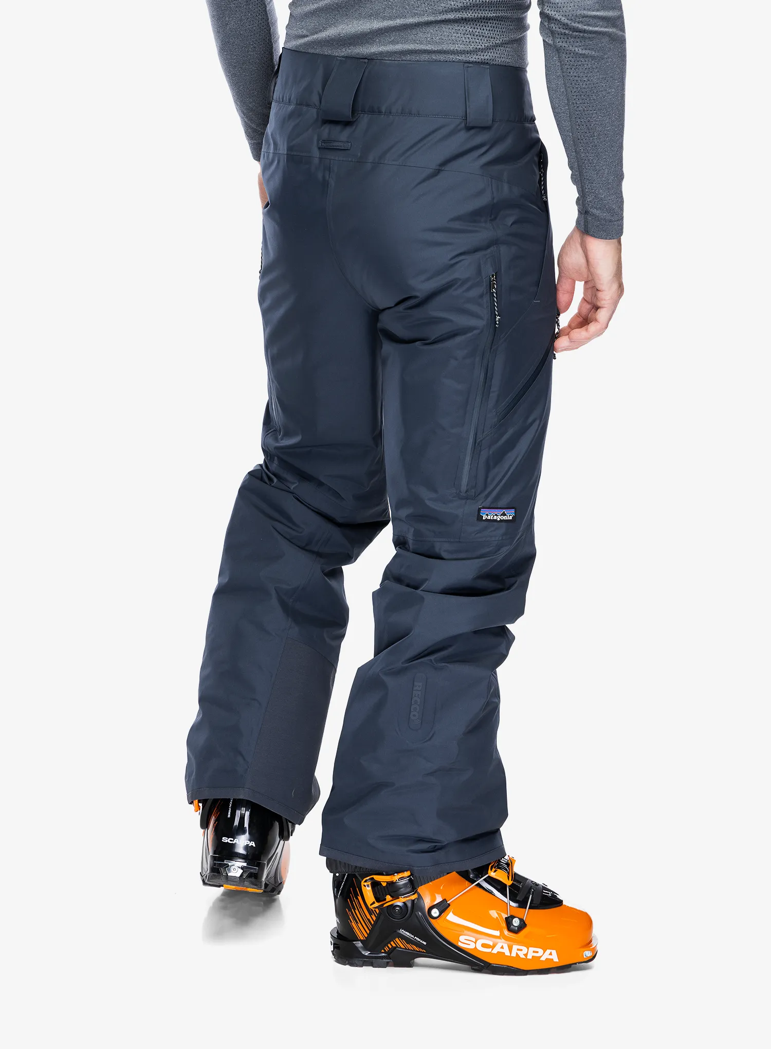 Skijaške hlače Patagonia Insulated Powder Town Pants - smolder blue