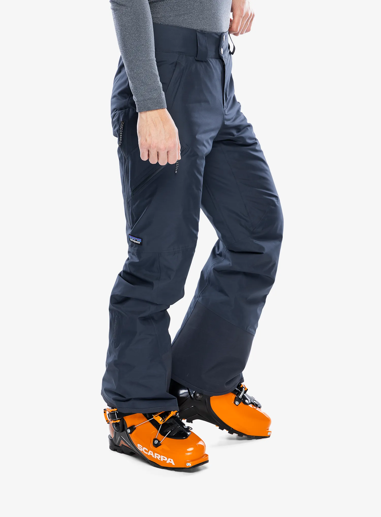 Skijaške hlače Patagonia Insulated Powder Town Pants - smolder blue