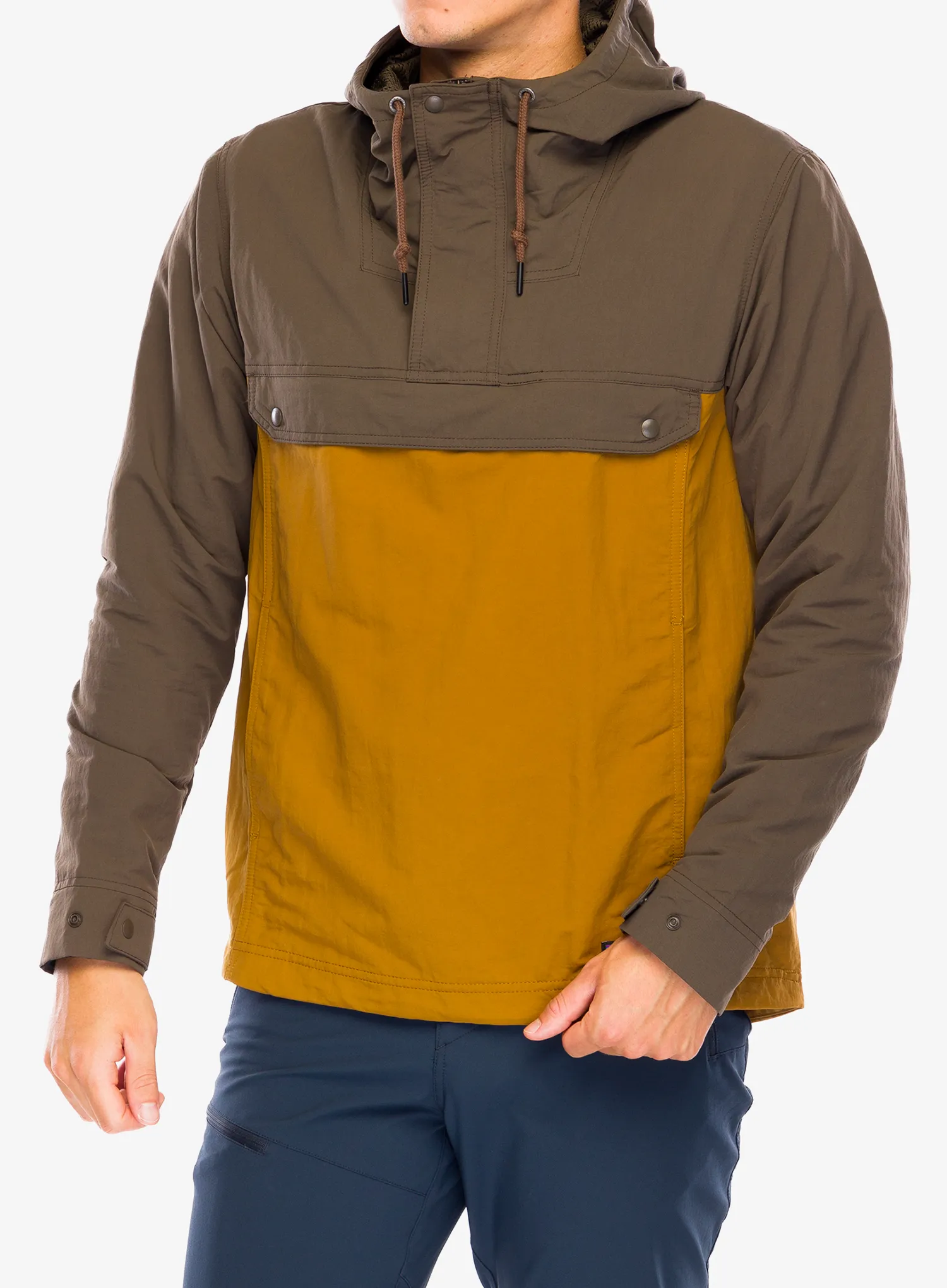 Vjetrovka Patagonia Isthmus Anorak - shelter brown