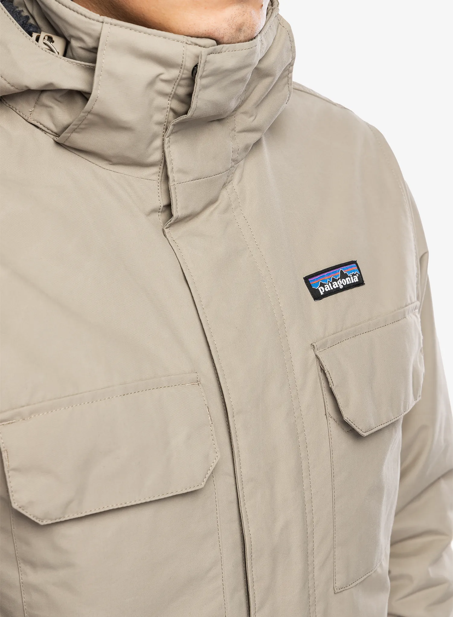 Jakna s postavom Patagonia Isthmus Parka - seabird grey