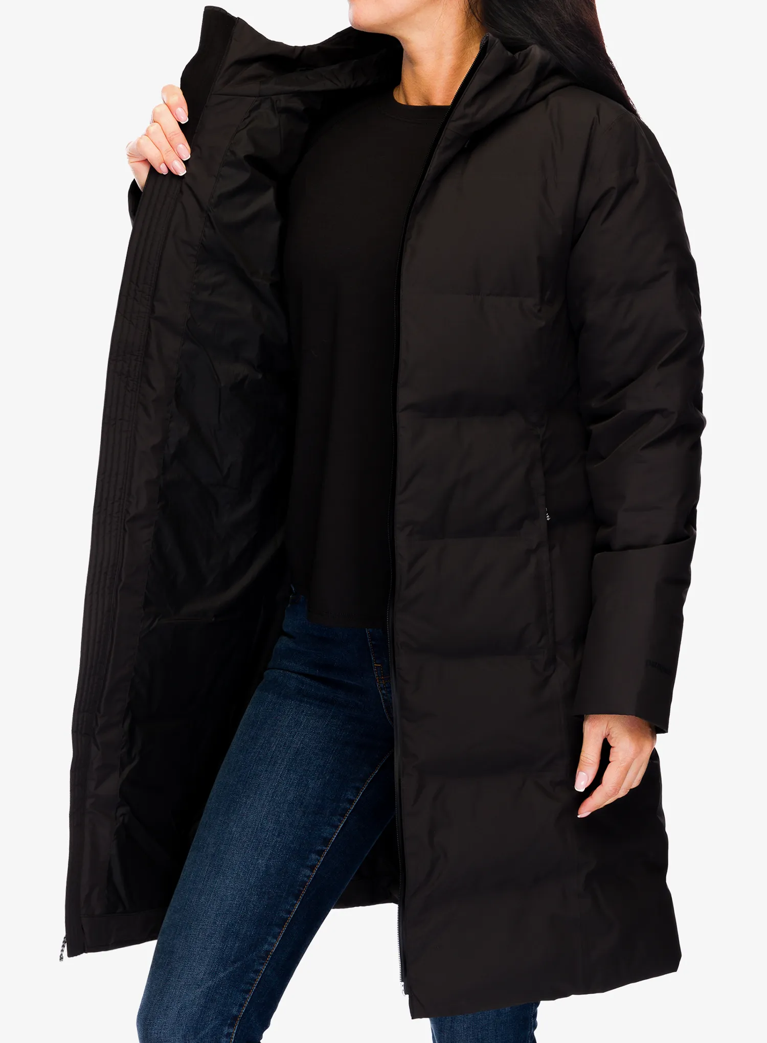 Ženski perjani kaput Patagonia Jackson Glacier Parka - black