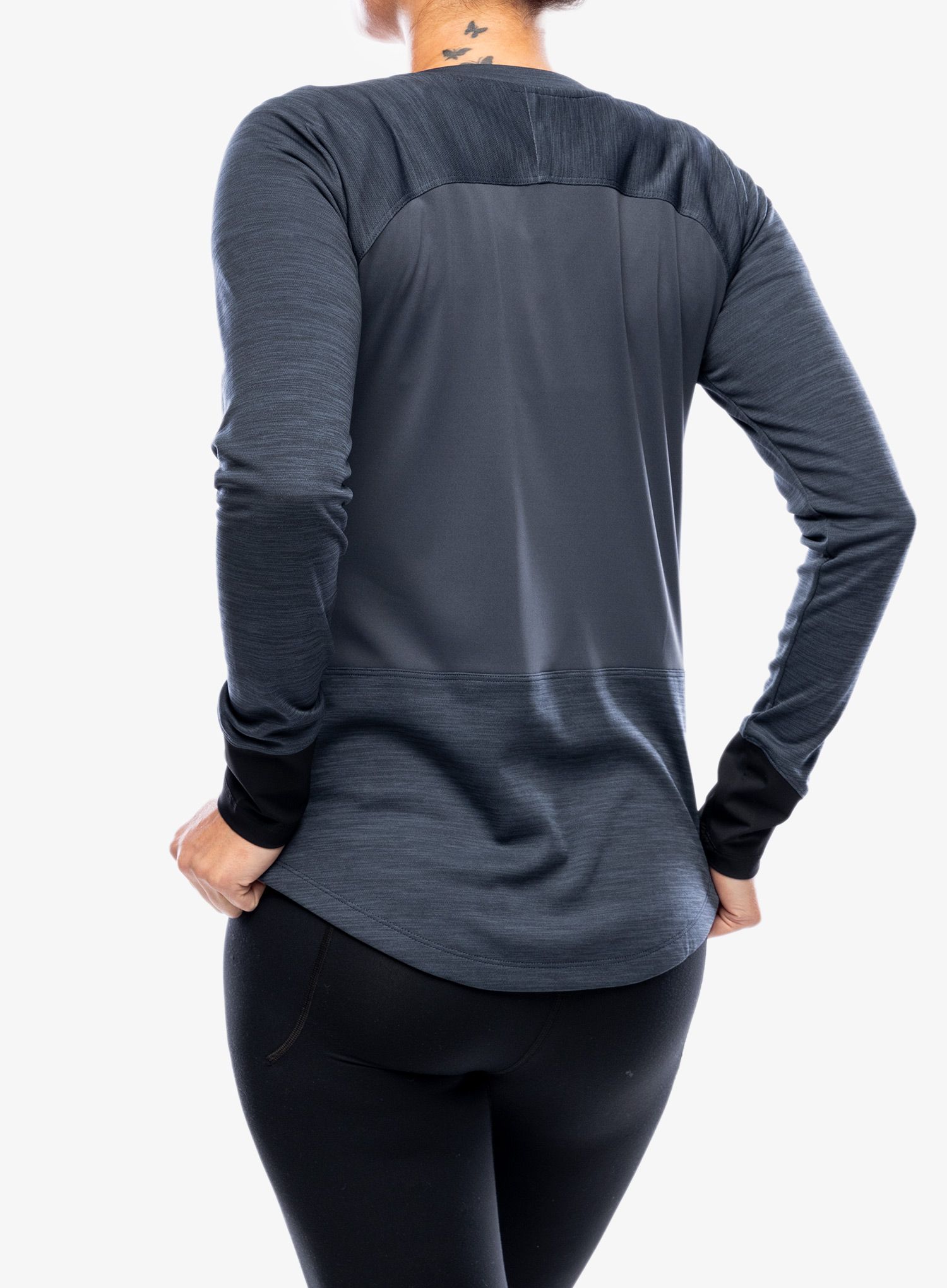 Ženska biciklistička dukserica Patagonia L/S Dirt Craft Jersey - smolder blue