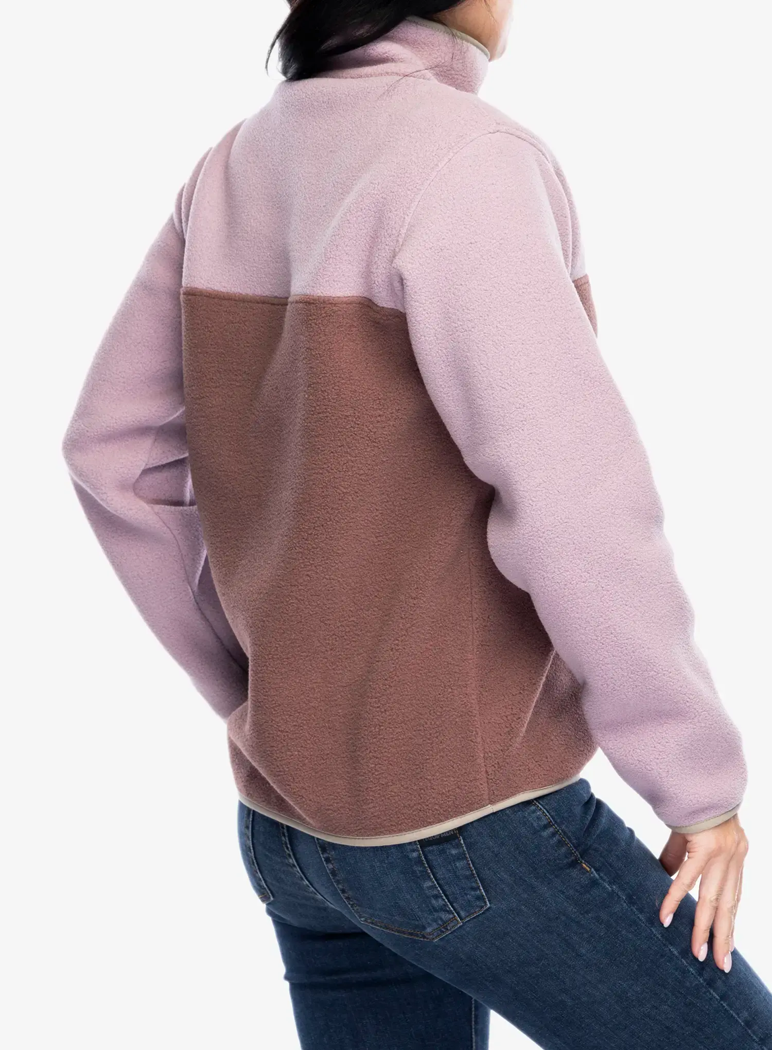 Ženska jakna od flisa Patagonia Lightweight Synch Snap-T Pullover - dulse mauve