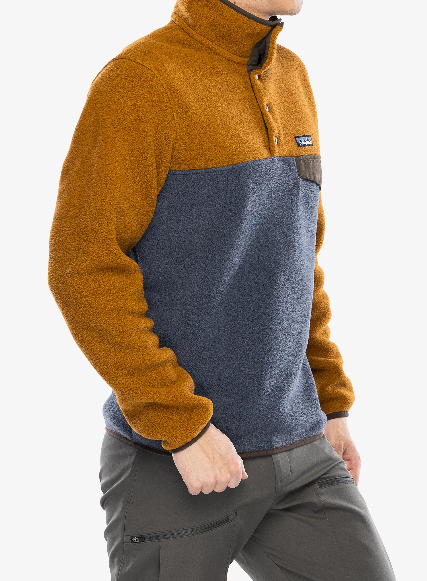 Dukserica Patagonia Lightweight Synch Snap-T Pullover - shelter brown