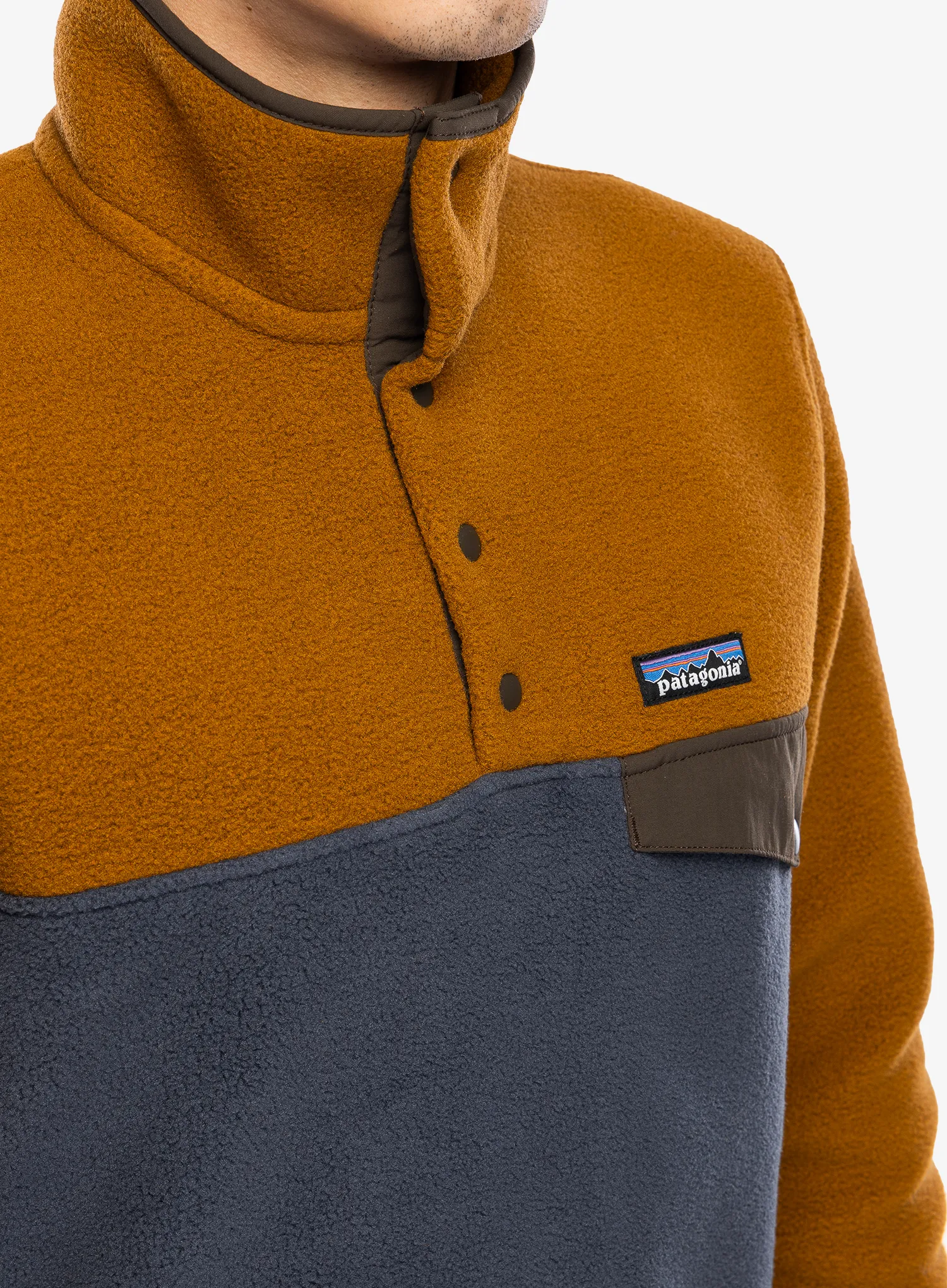 Dukserica Patagonia Lightweight Synch Snap-T Pullover - shelter brown