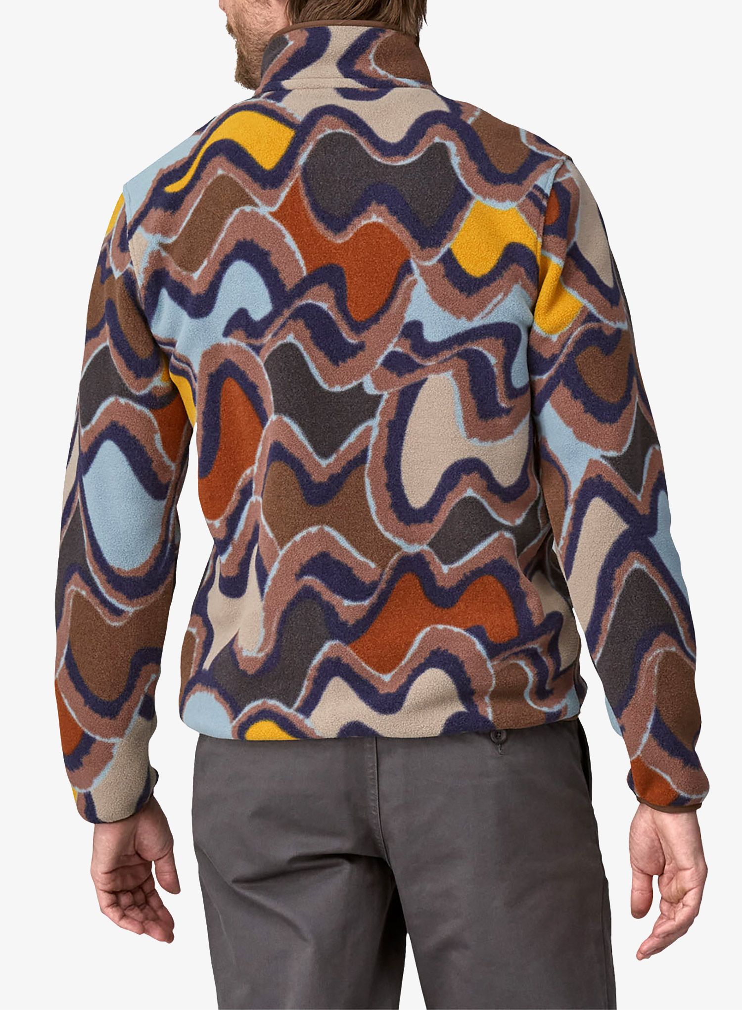 Dukserica od flisa Patagonia Lightweight Synch Snap-T Pullover - currents dulse mauve