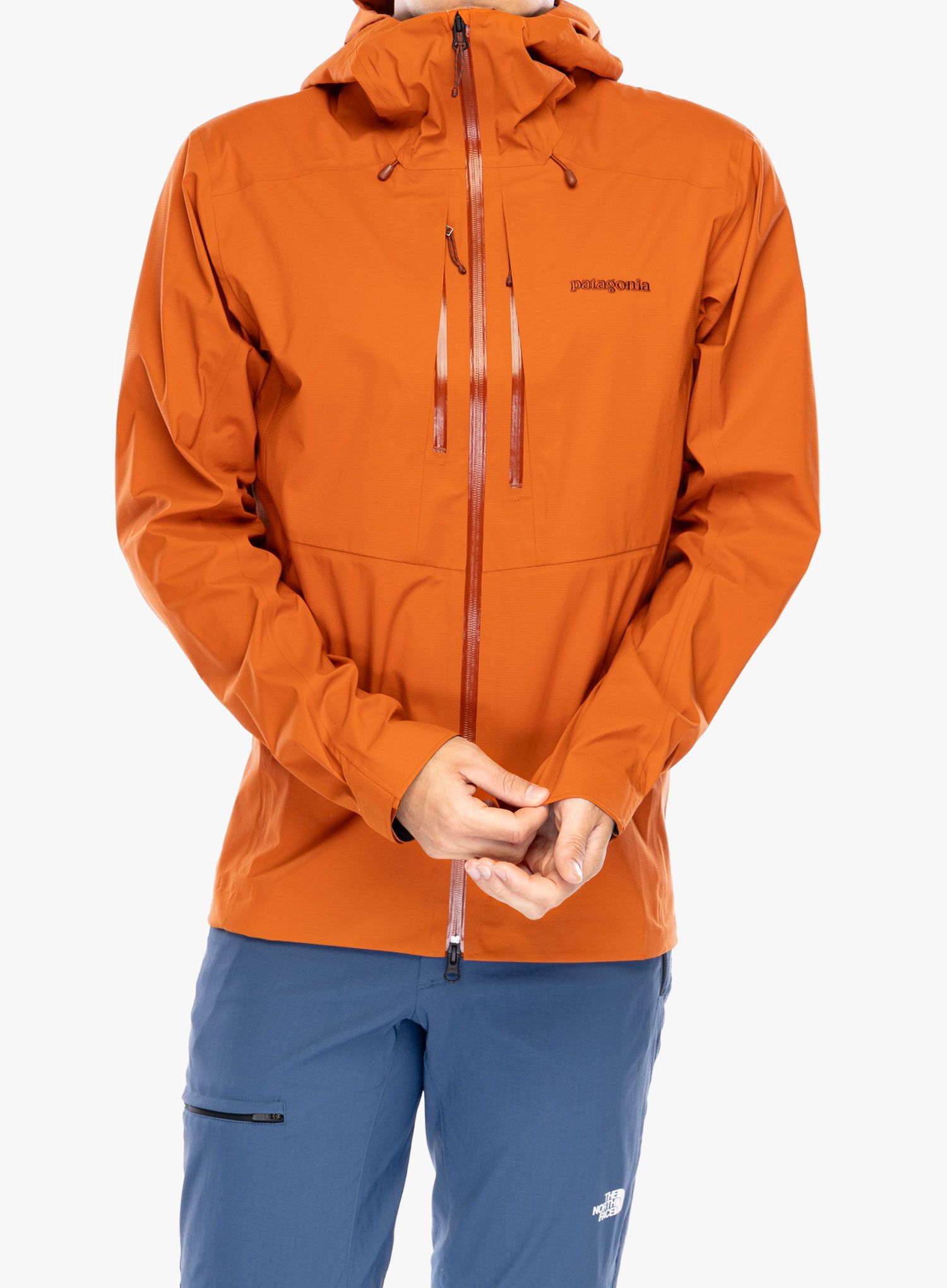 Kišna jakna Patagonia M10 Storm Jacket - redtail rust