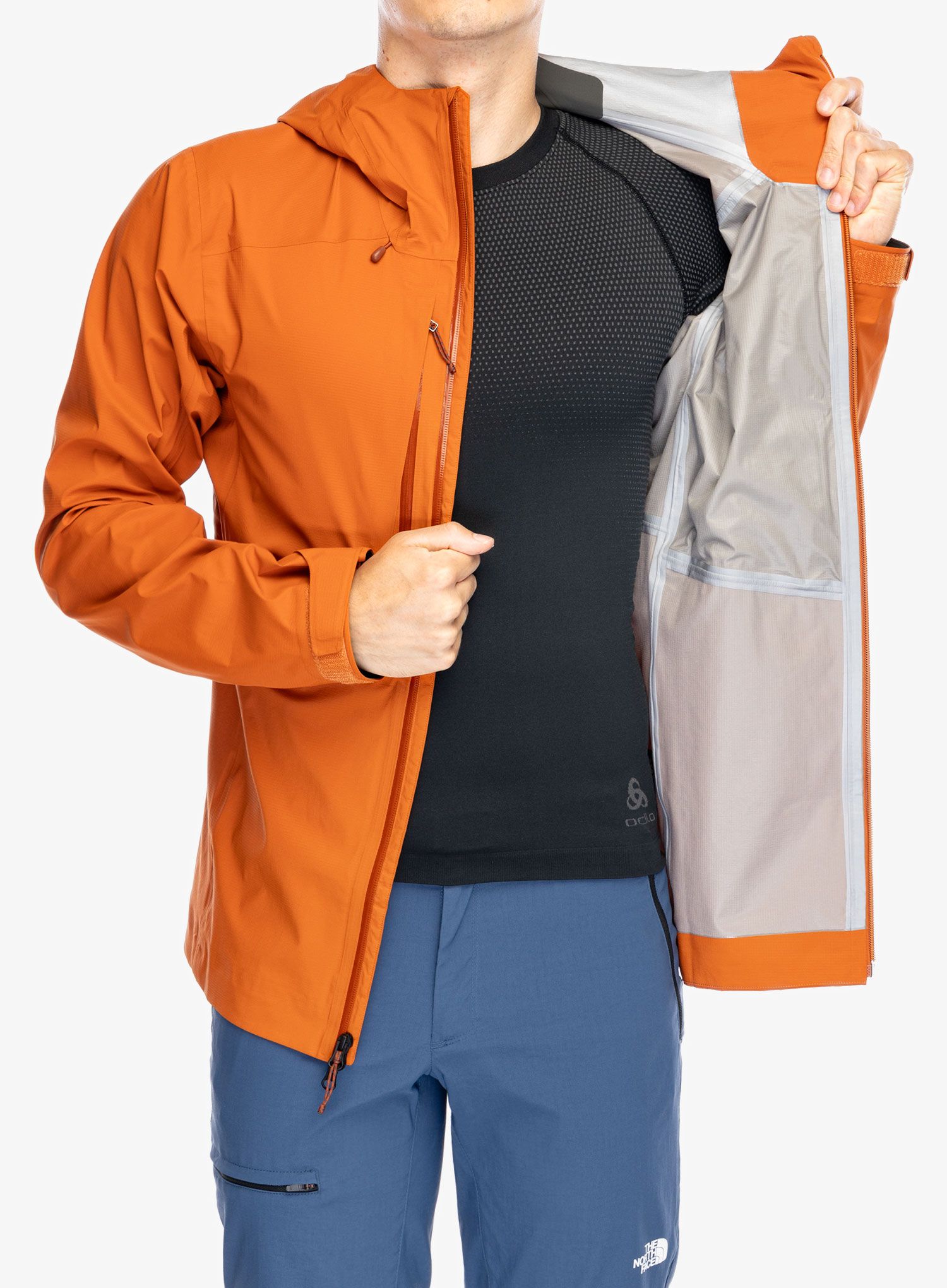 Kišna jakna Patagonia M10 Storm Jacket - redtail rust