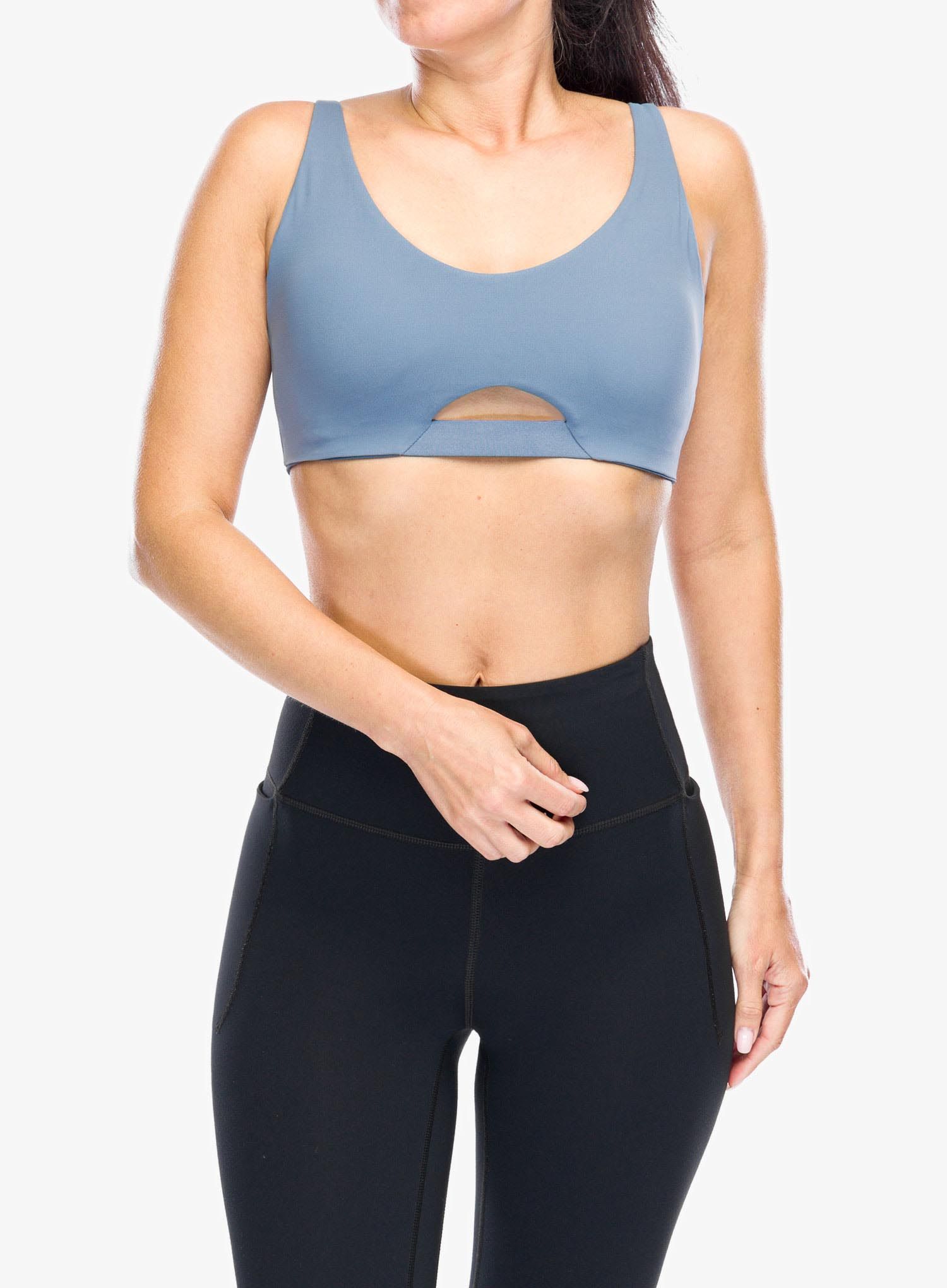 Sportski grudnjak Patagonia Maipo Low Impact Adjustable Bra - utility blue