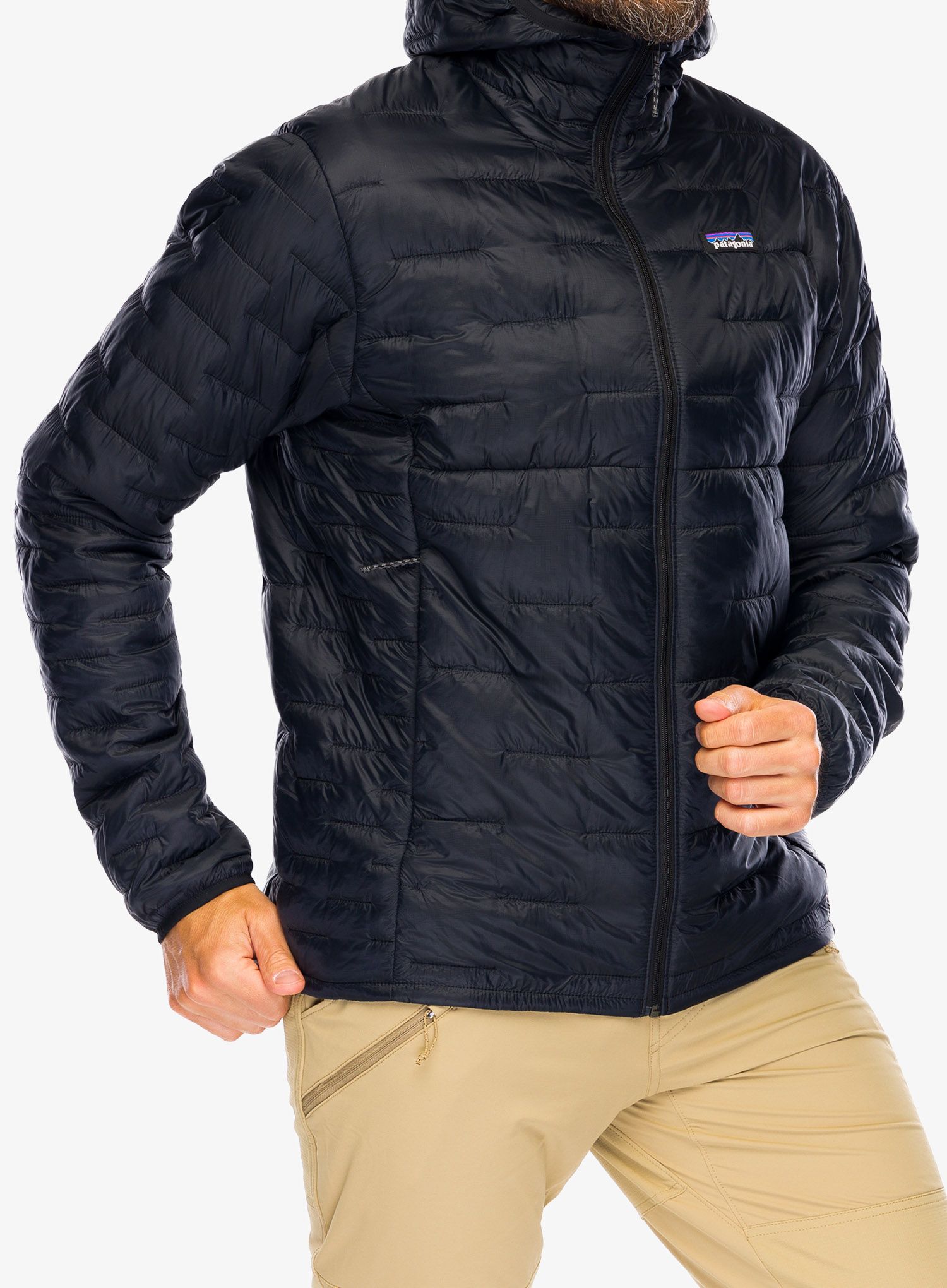 Jakna Patagonia Micro Puff Hoody - black