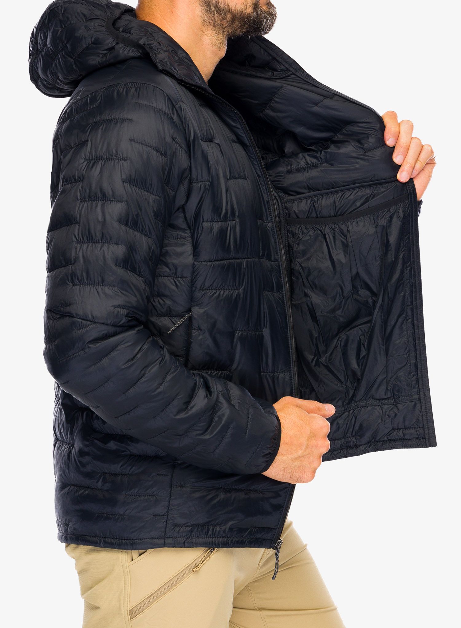 Jakna Patagonia Micro Puff Hoody - black