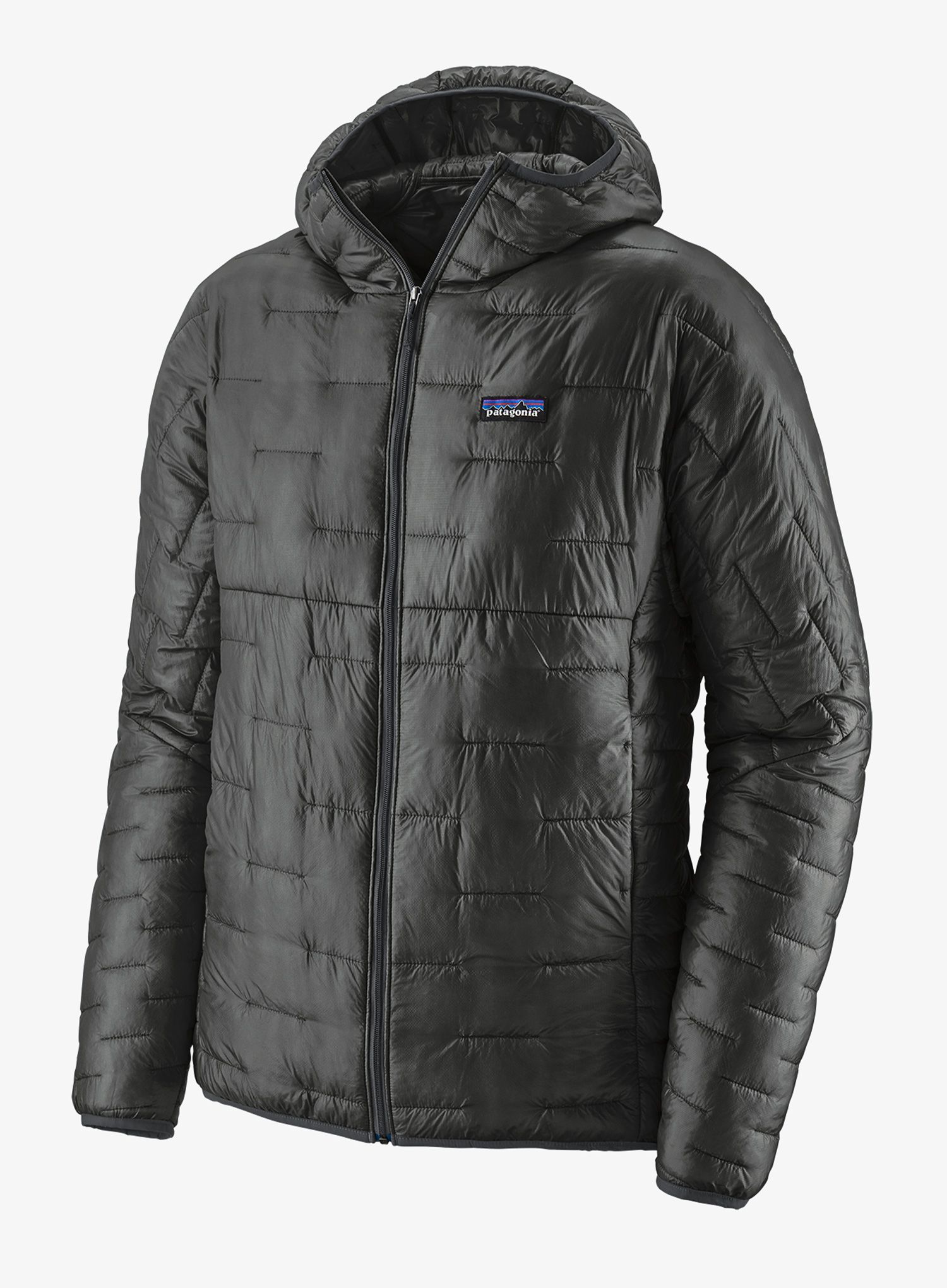 Jakna s postavom Patagonia Micro Puff Hoody - forge grey