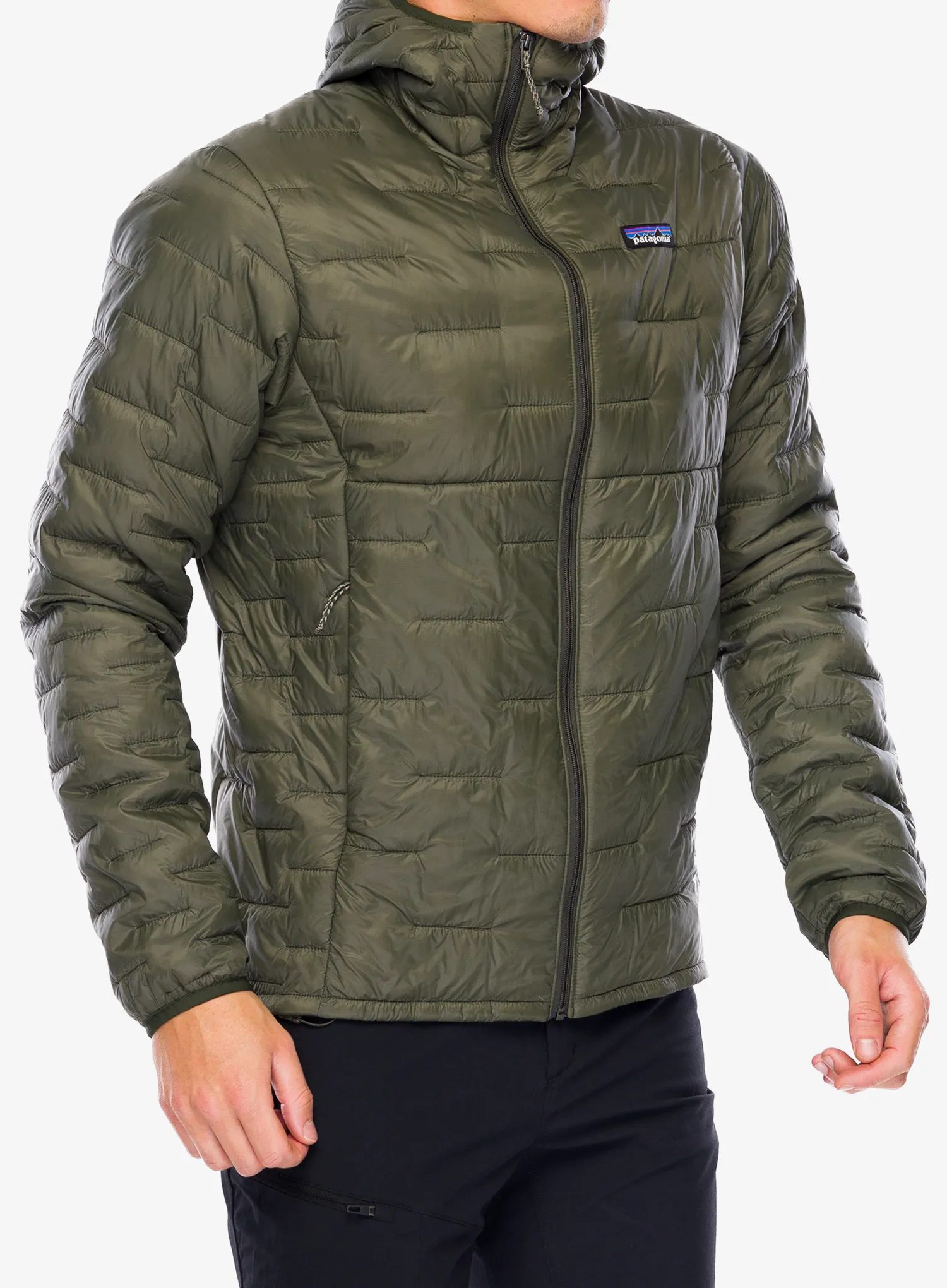 Jakna s postavom Patagonia Micro Puff Hoody - pine needle green
