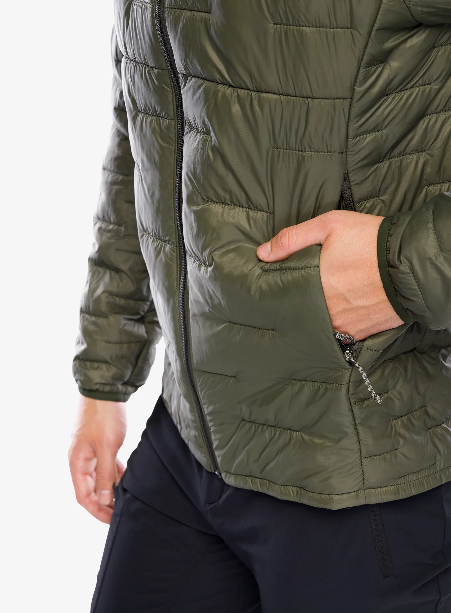 Jakna s postavom Patagonia Micro Puff Hoody - pine needle green