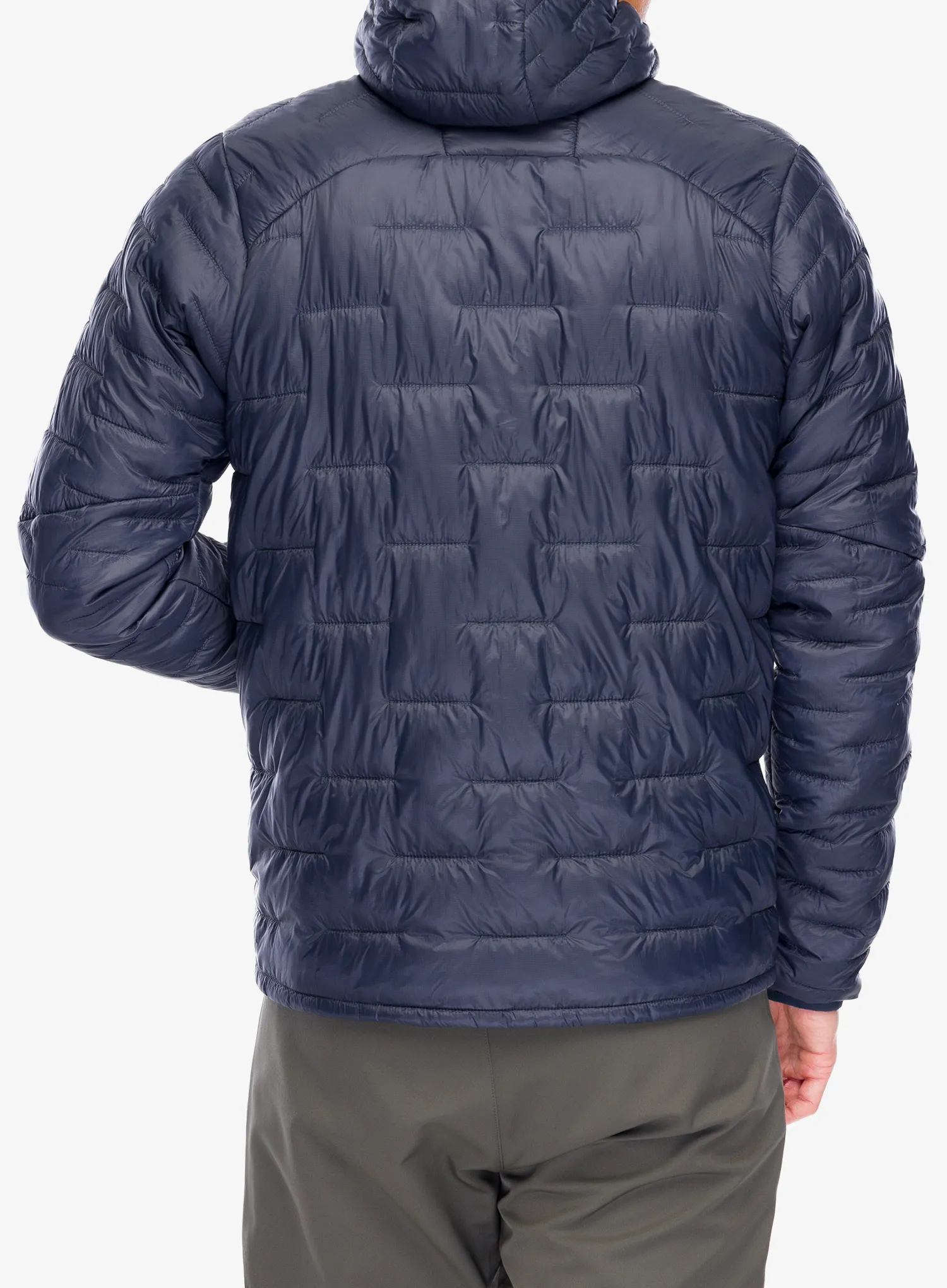 Jakna s postavom Patagonia Micro Puff Hoody - smolder blue/raptor brown blk