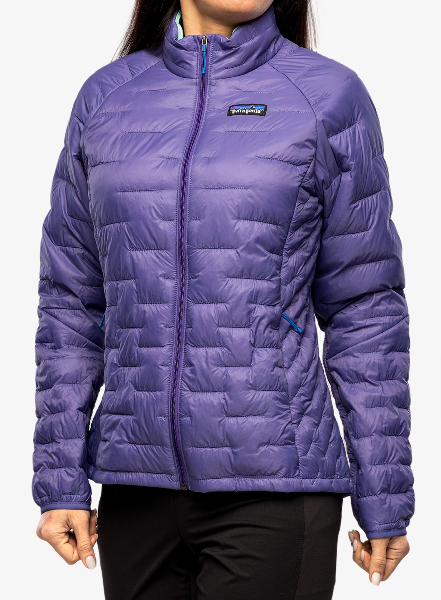 Jakna s postavom ženska Patagonia Micro Puff Jacket - perennial purple