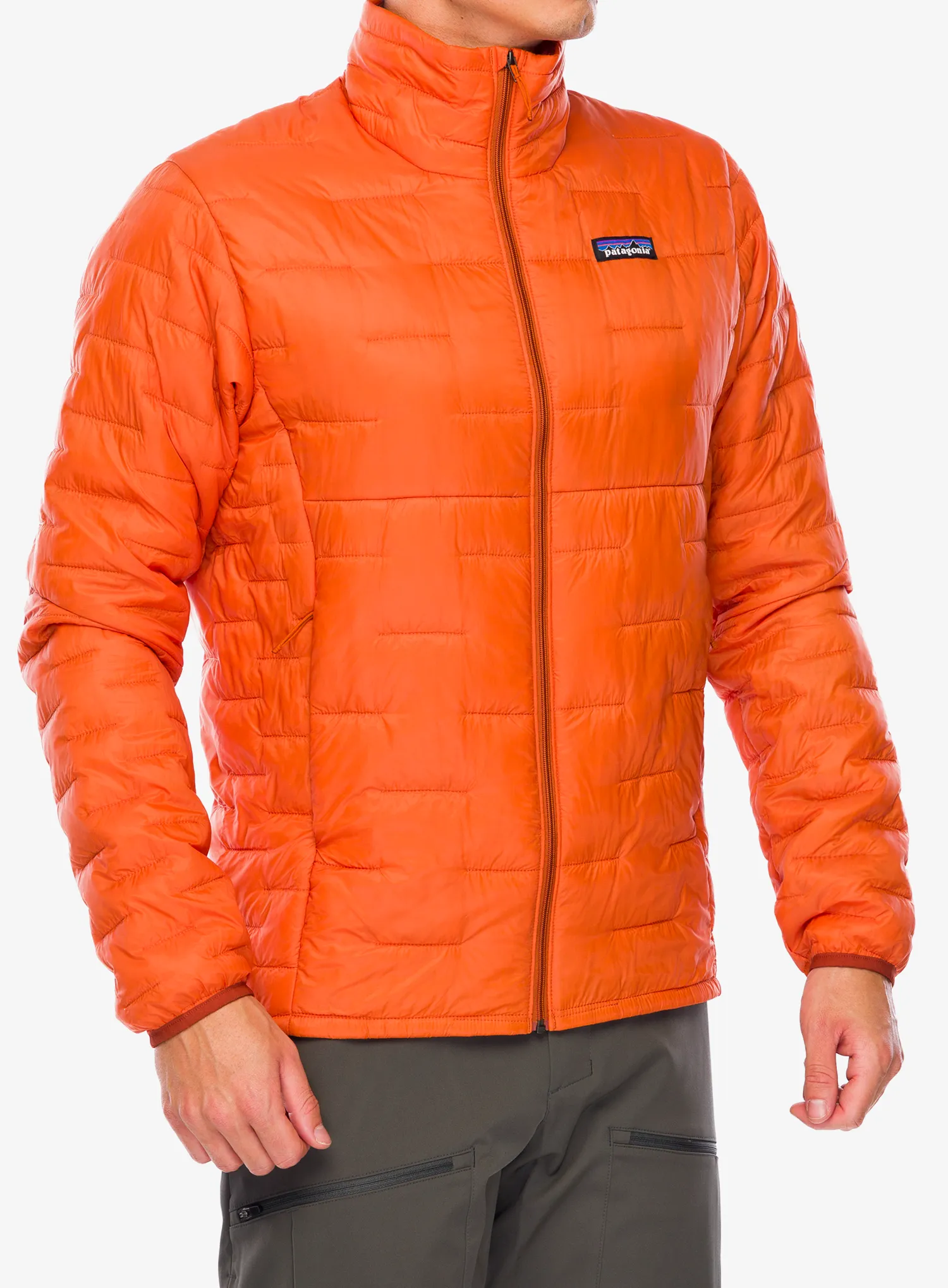 Jakna s postavom Patagonia Micro Puff Jacket - redtail rust