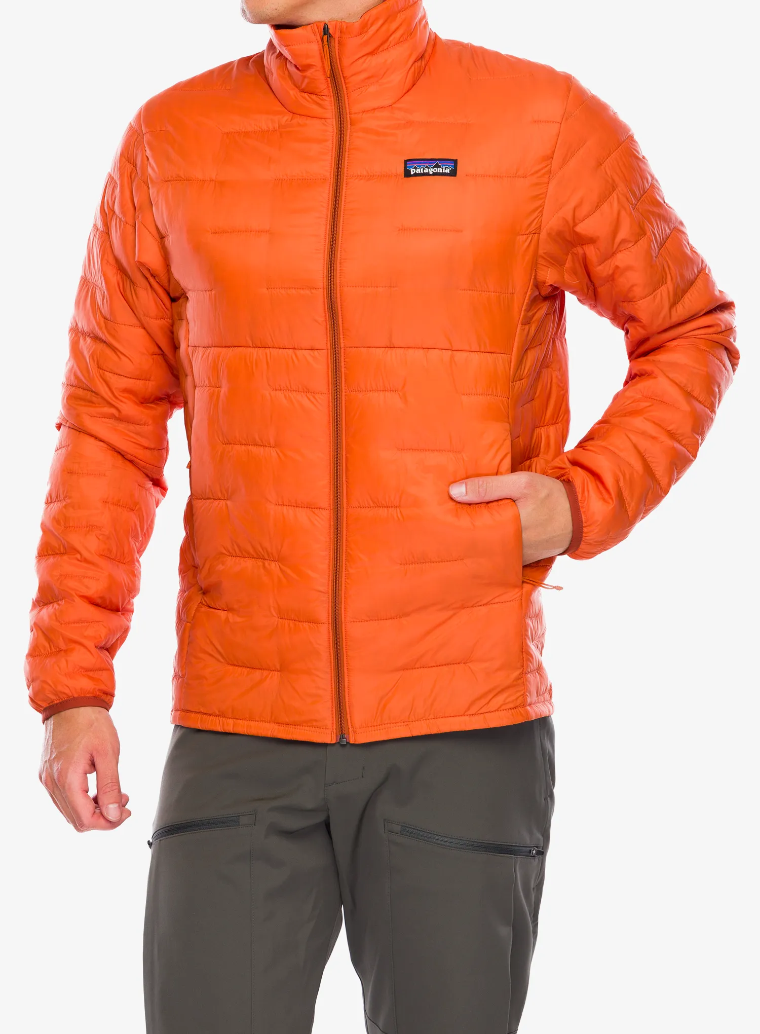 Jakna s postavom Patagonia Micro Puff Jacket - redtail rust