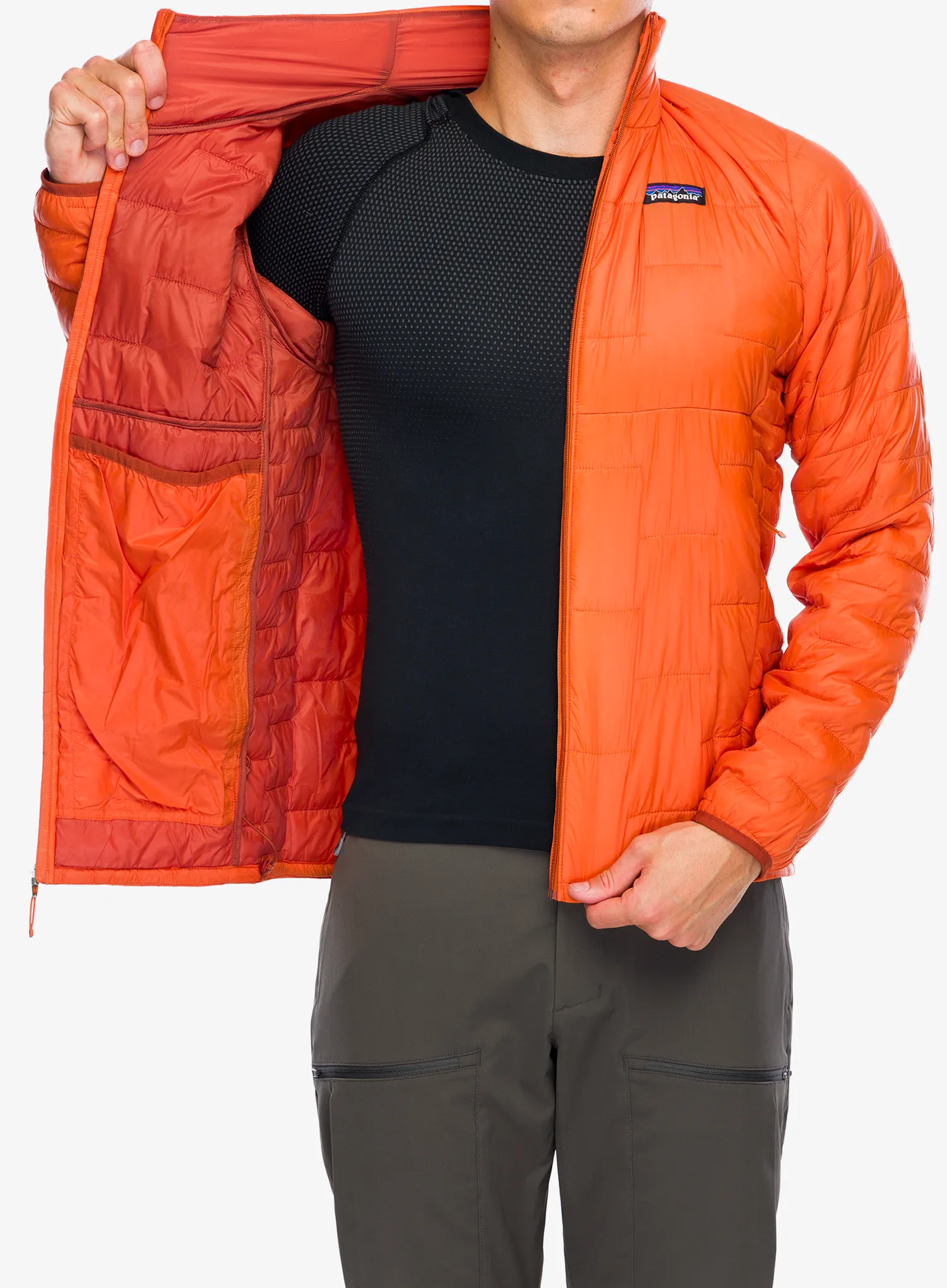 Jakna s postavom Patagonia Micro Puff Jacket - redtail rust