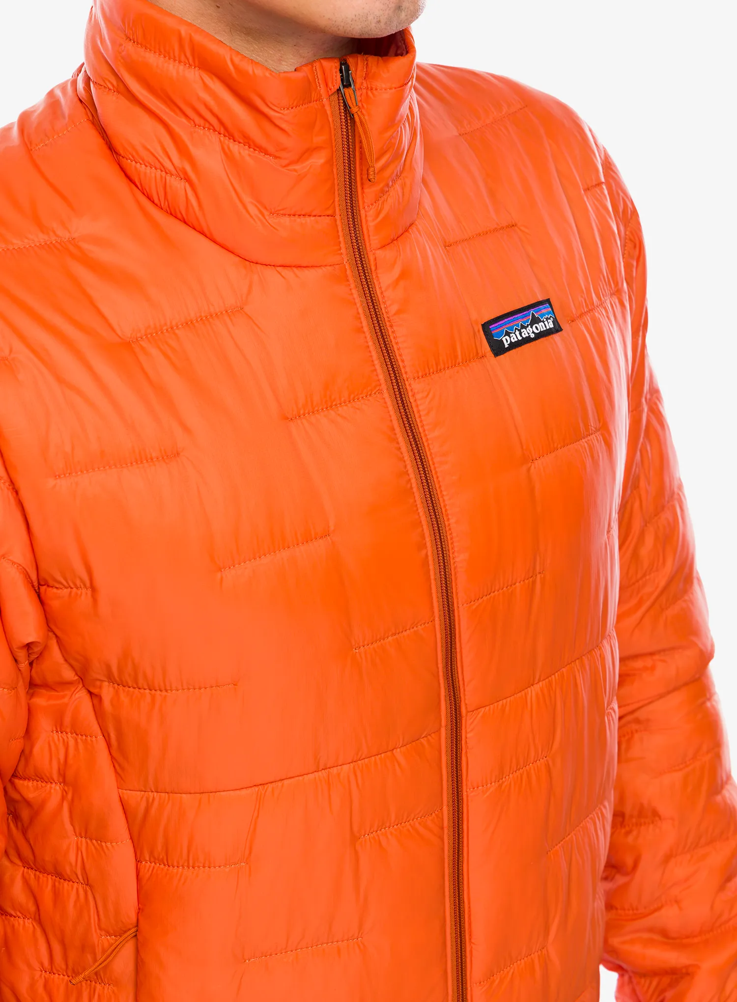 Jakna s postavom Patagonia Micro Puff Jacket - redtail rust