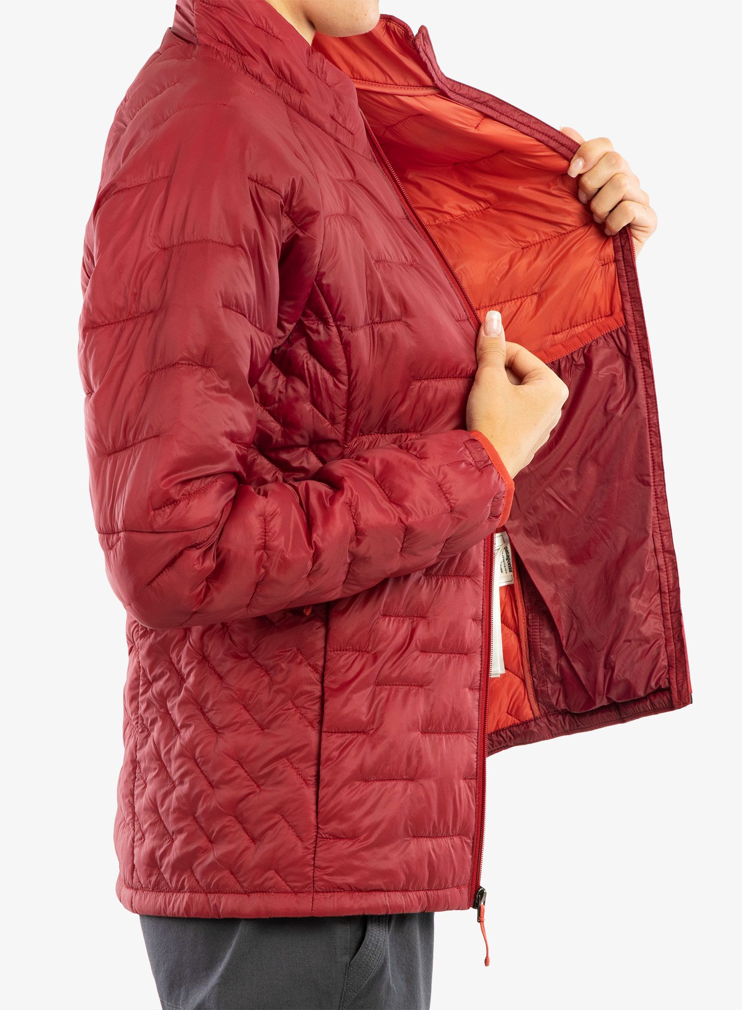 Jakna s postavom Patagonia Micro Puff Jacket - wax red