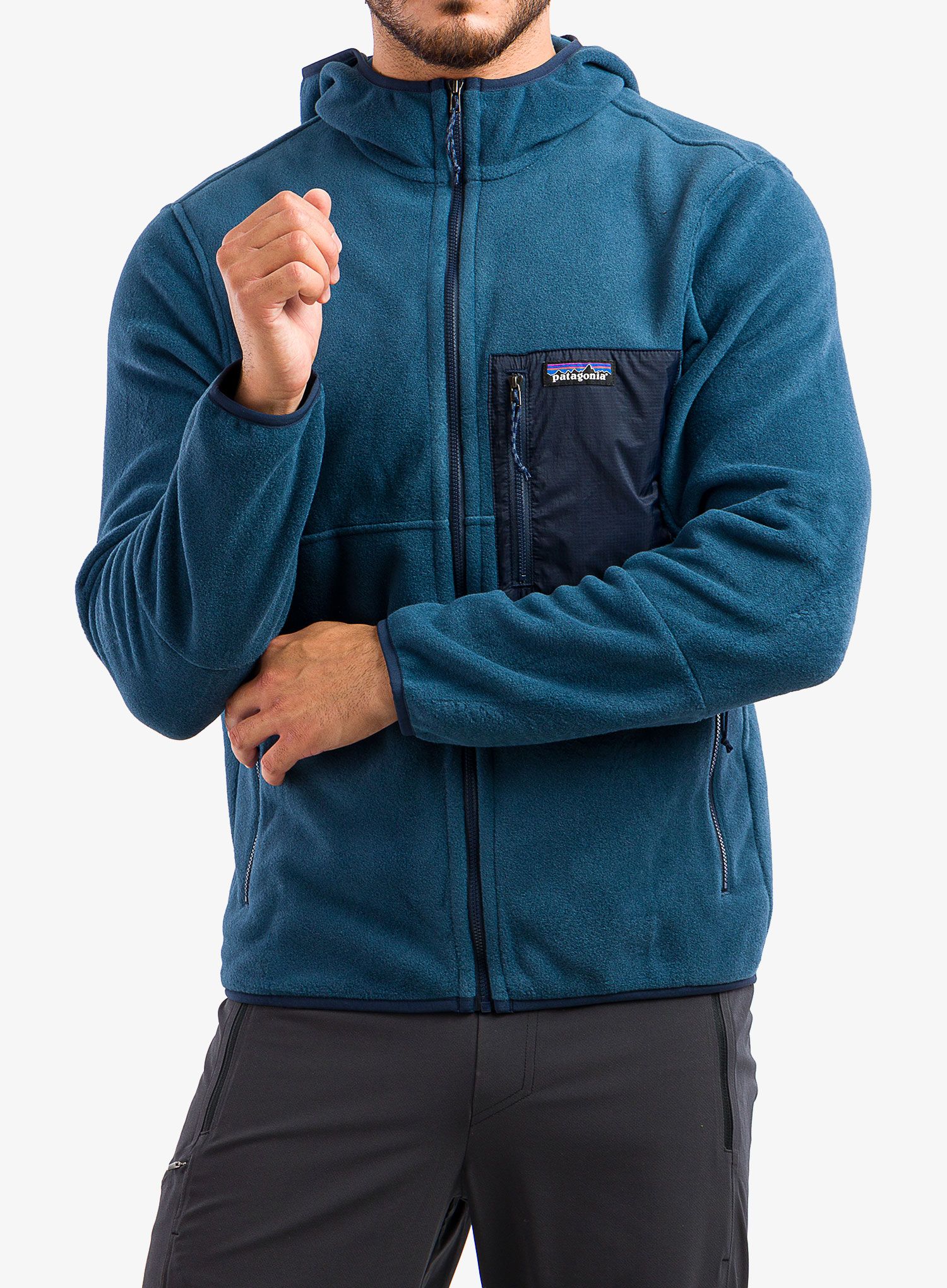 Majica s kapuljačom Patagonia Microdini Hoody - tidepool blue