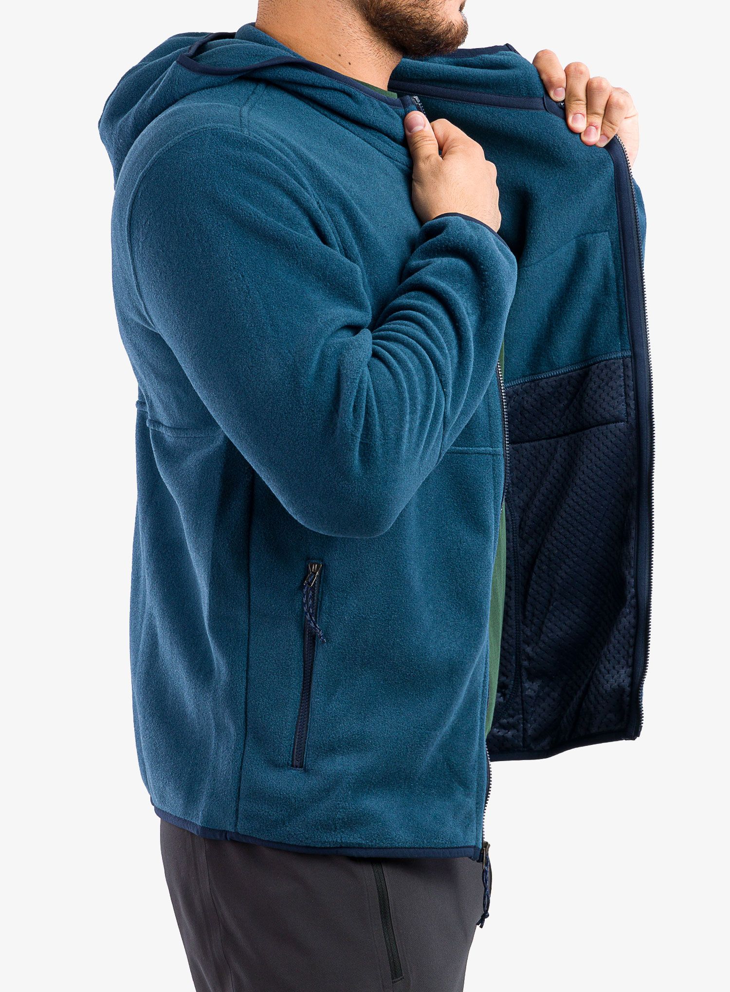 Majica s kapuljačom Patagonia Microdini Hoody - tidepool blue