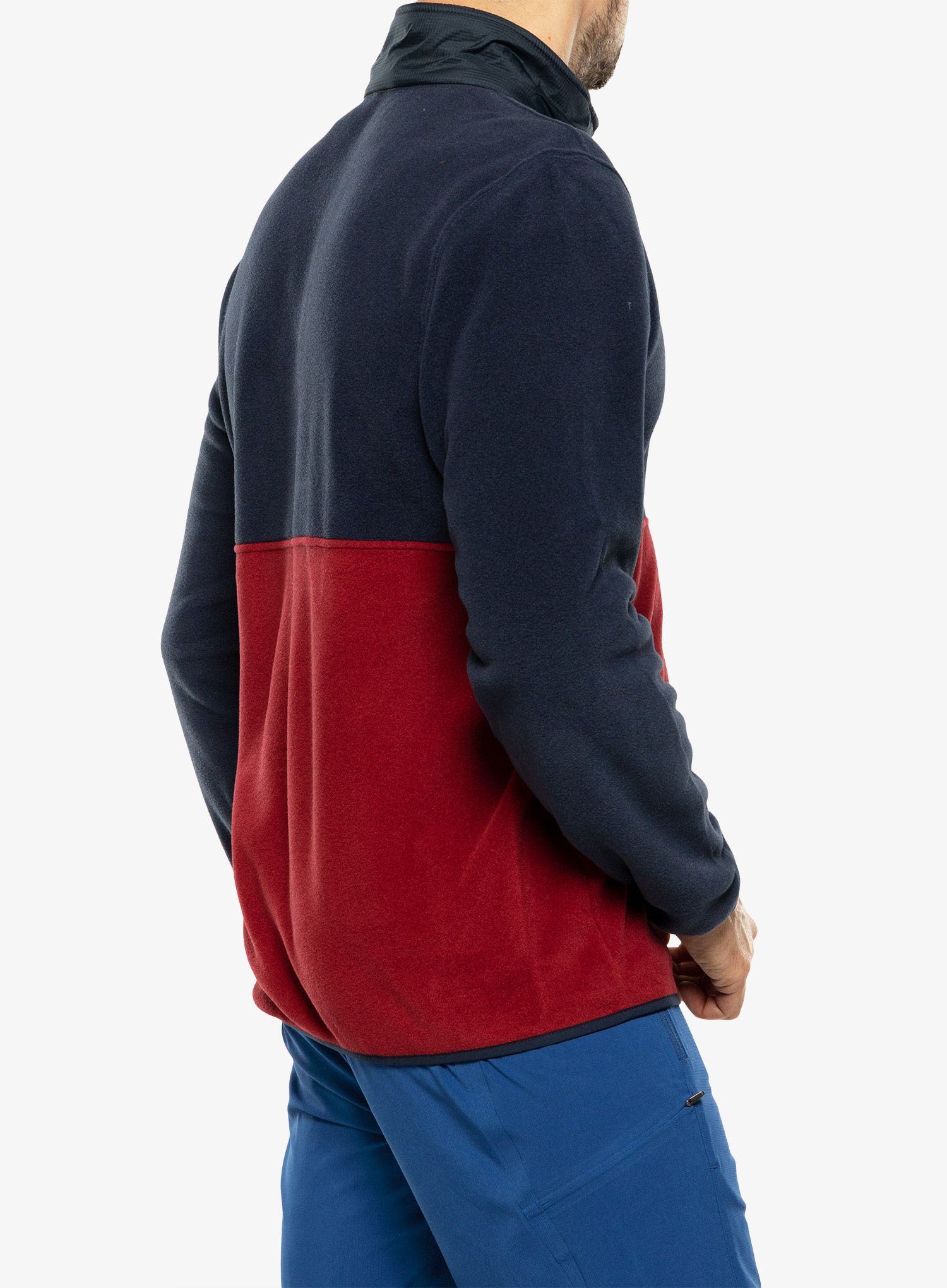 Dukserica od flisa Patagonia Microdini - wax red