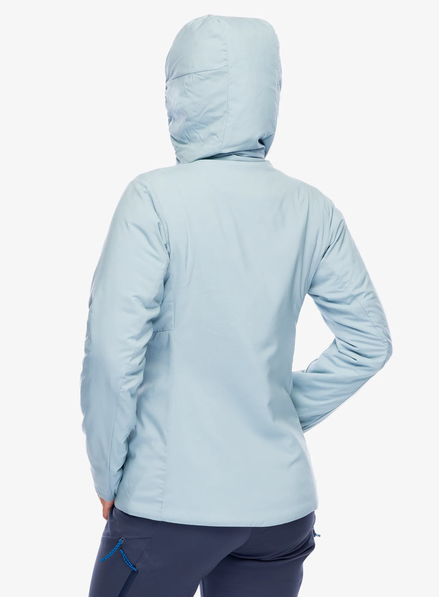 Jakna s postavom ženska Patagonia Nano-Air Hoody - thermal blue