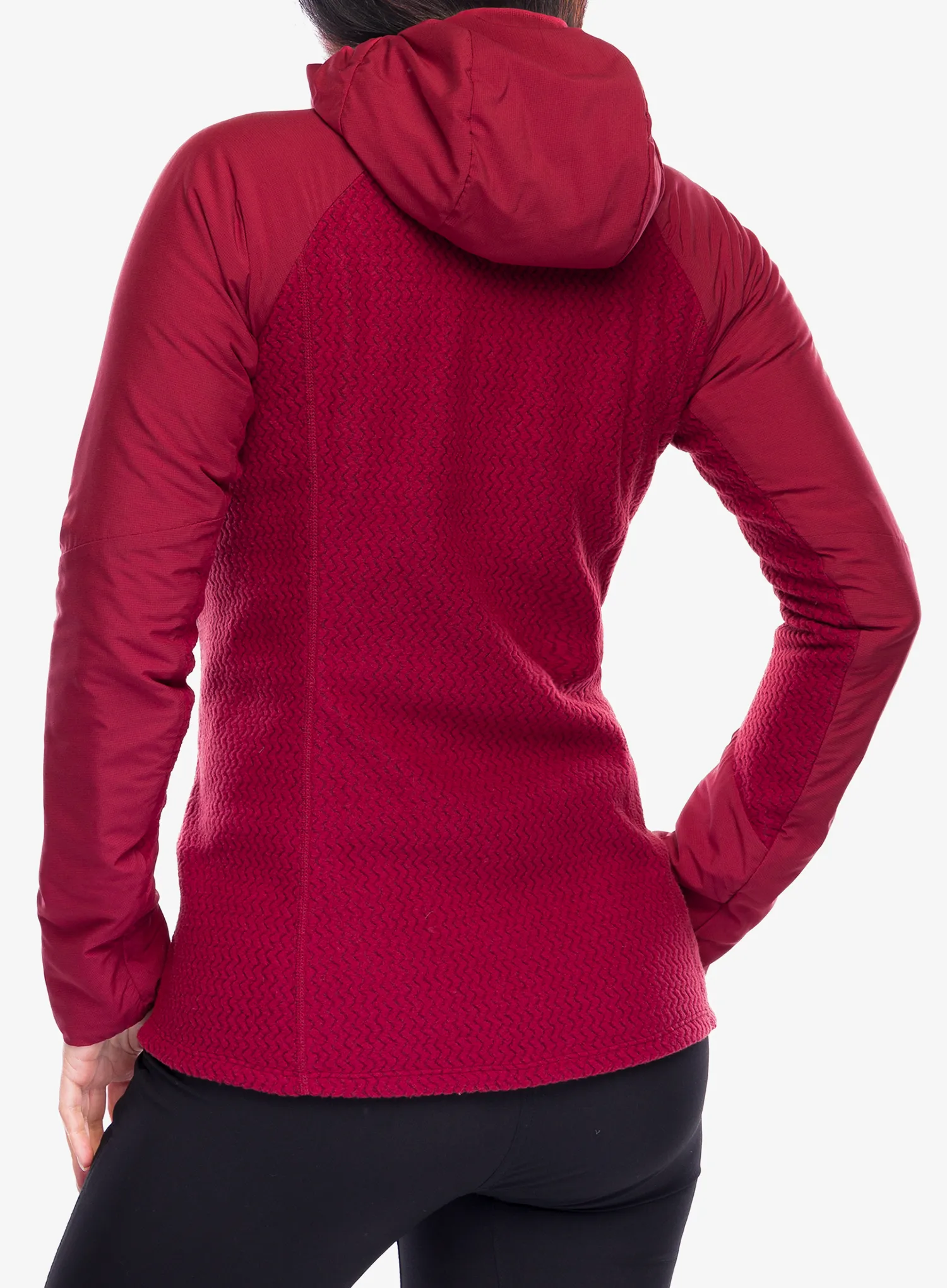 Ženska hibridna jakna Patagonia Nano-Air Light Hybrid Hoody - oxide red