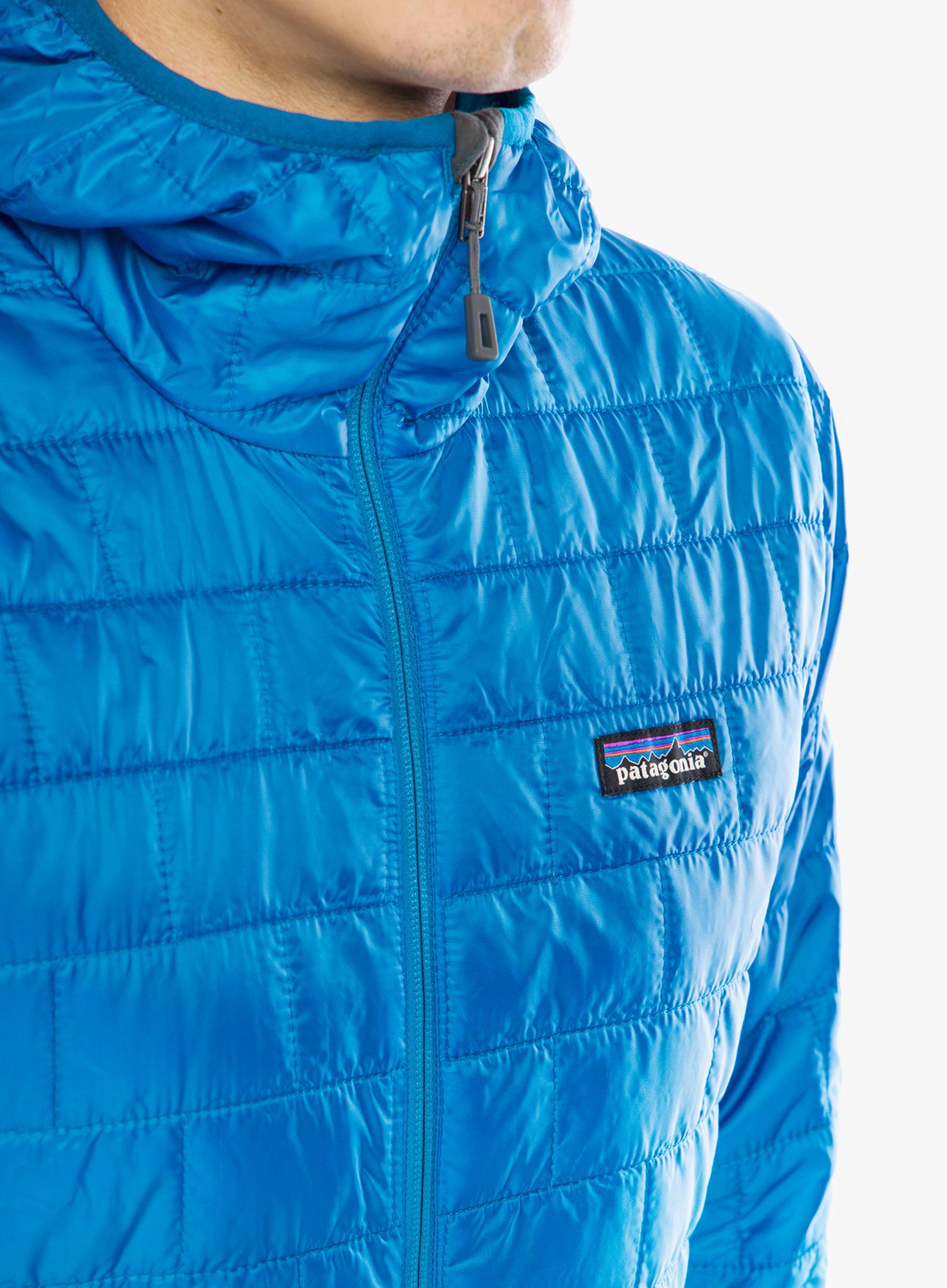 Jakna s postavom Patagonia Nano Puff Hoody - endles blue