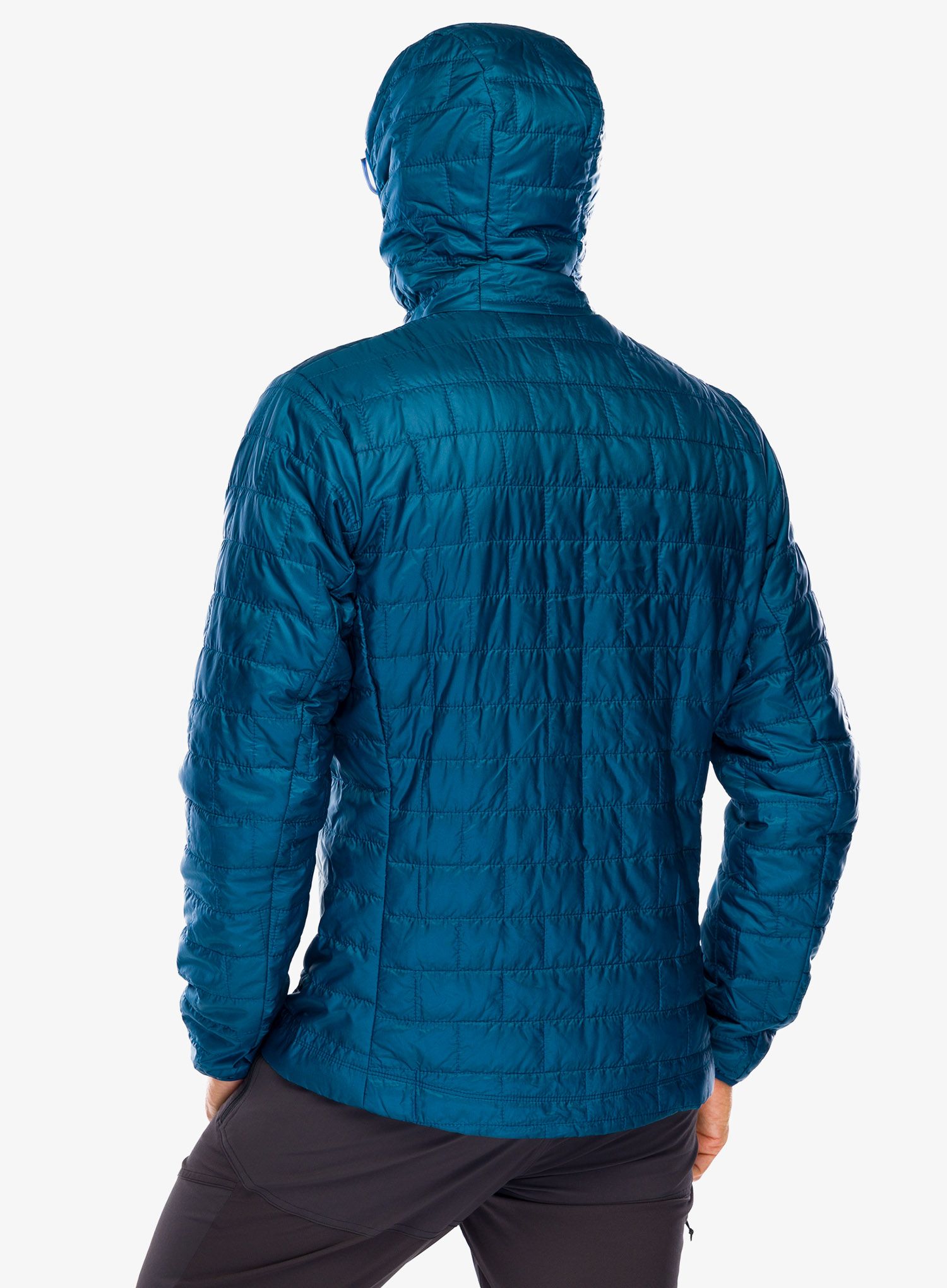 Jakna s postavom Patagonia Nano Puff Hoody - lagom blue