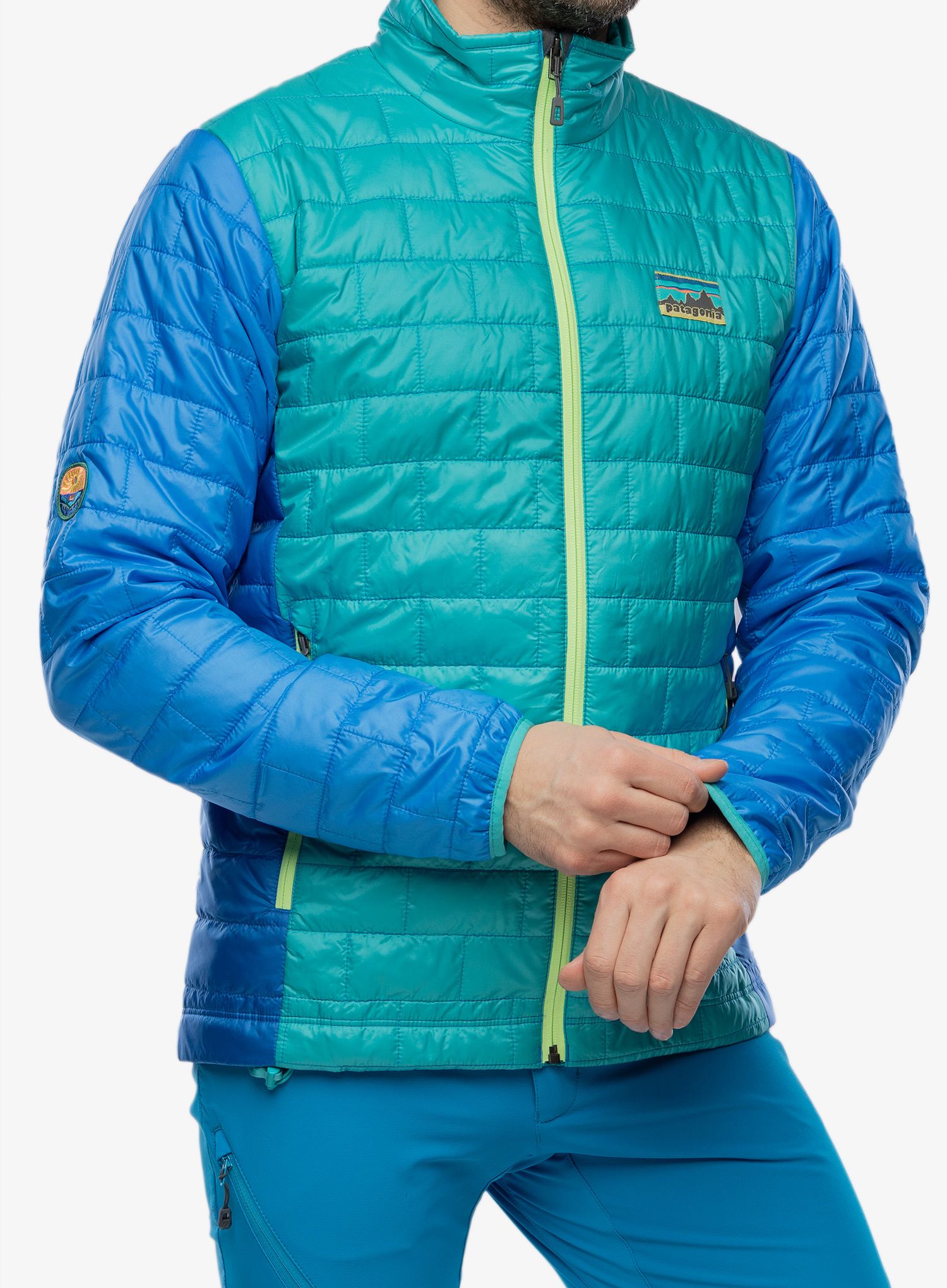 Jakna s postavom Patagonia Nano Puff Jacket - subtidal blue