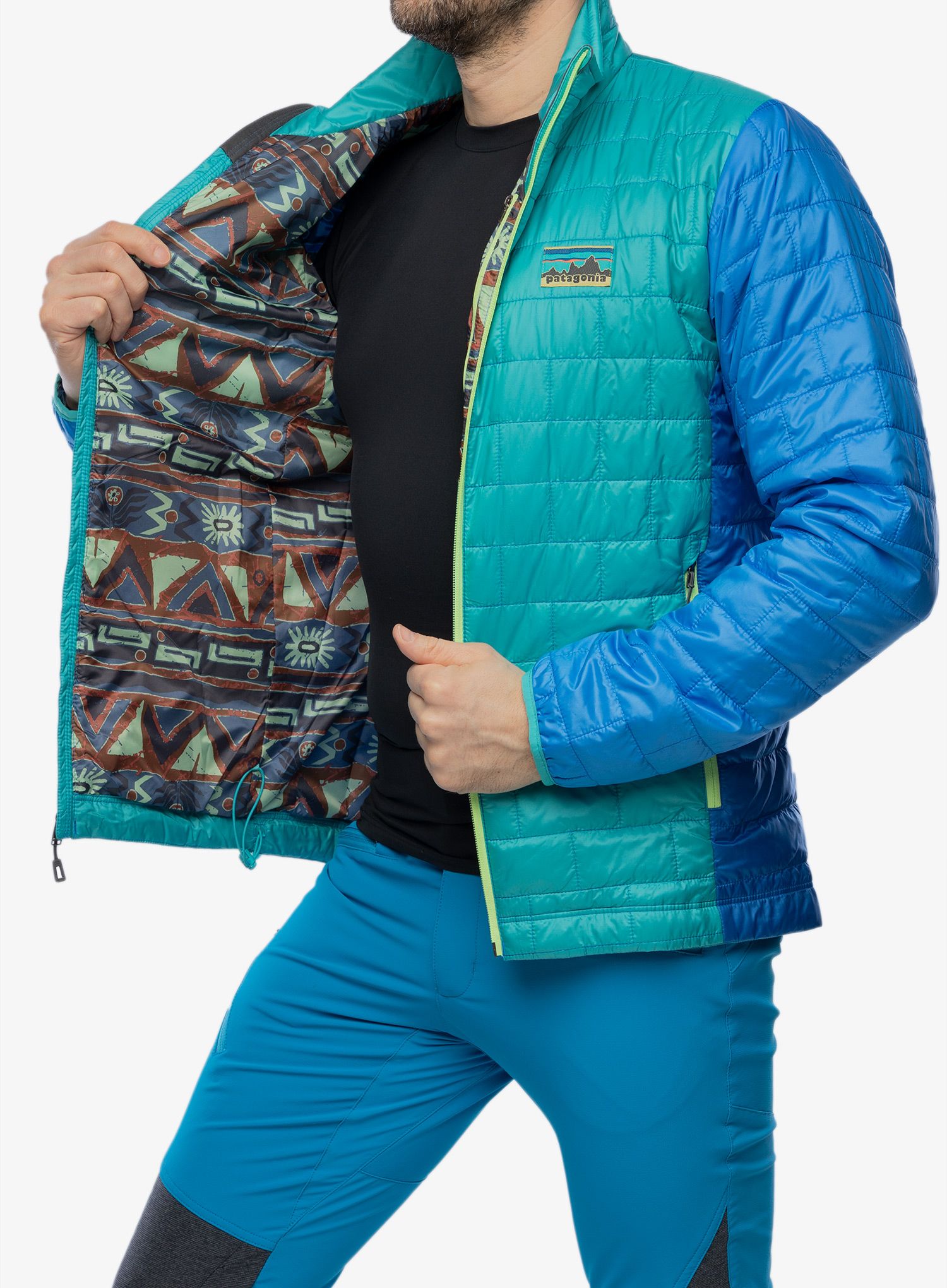 Jakna s postavom Patagonia Nano Puff Jacket - subtidal blue